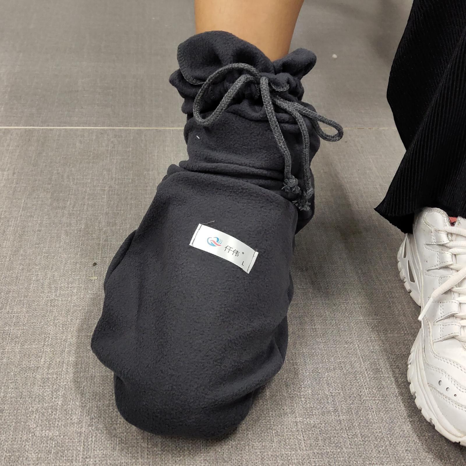 Cotton Winter Walking Brace Cover  gray Normal thickness