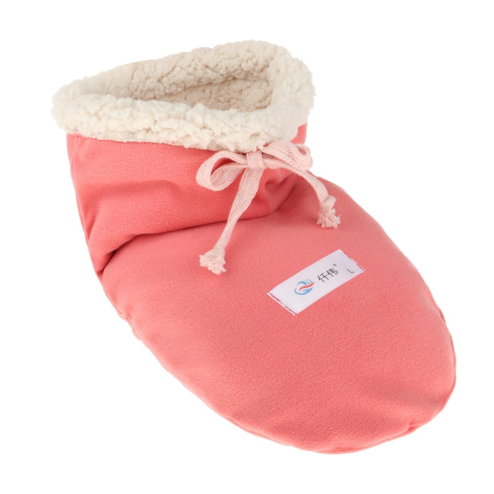 Cotton Winter Walking Brace Cover  pink Double thickness