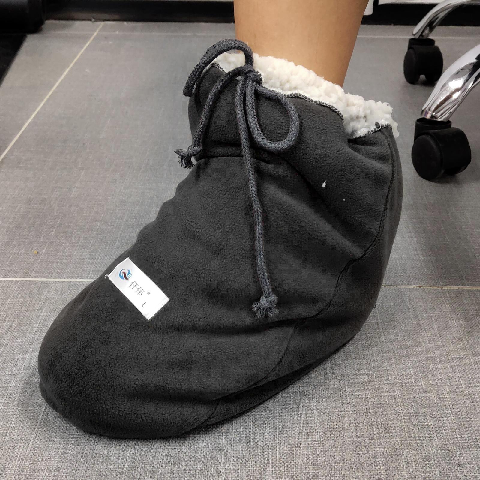Cotton Winter Walking Brace Cover  gray Double thickness