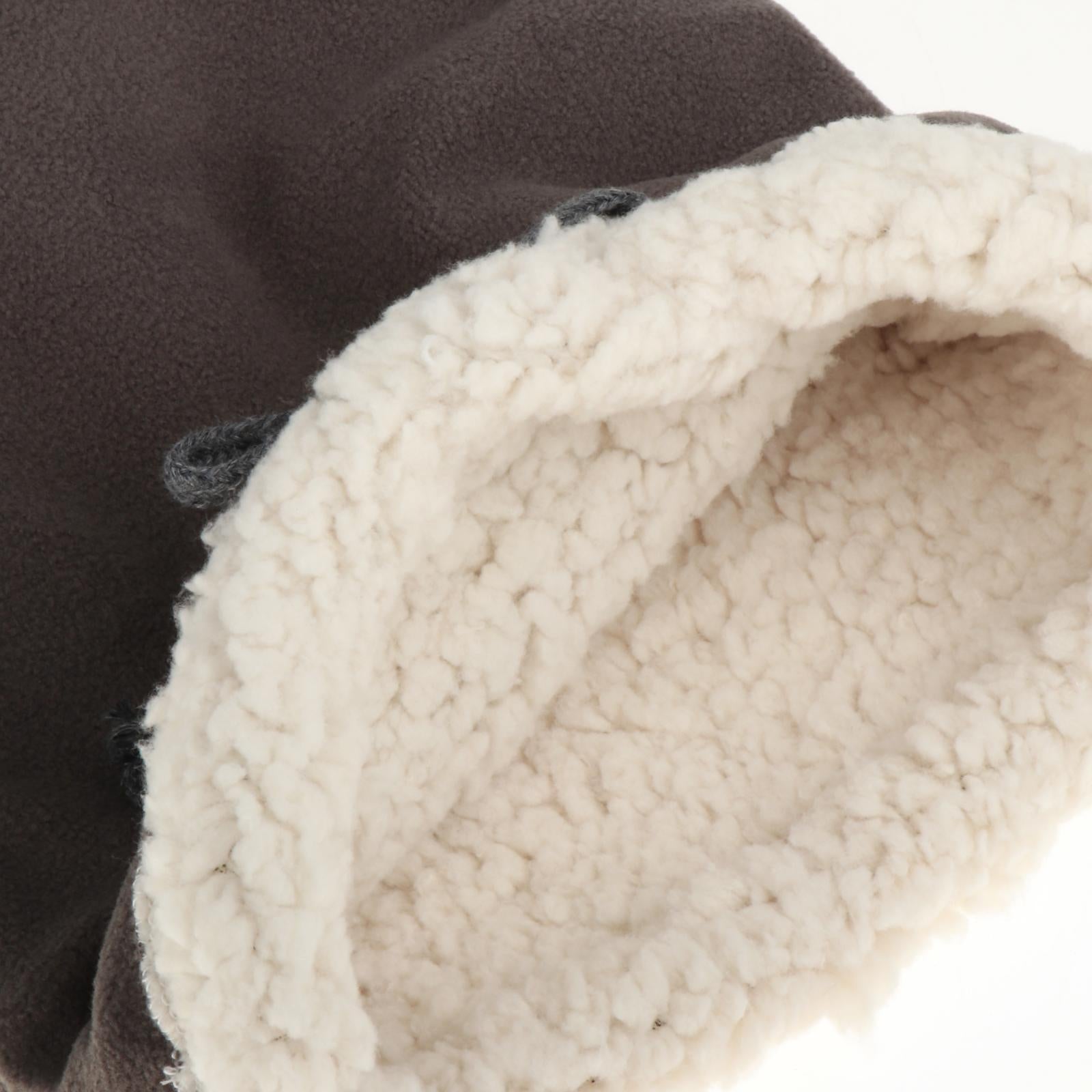 Cotton Winter Walking Brace Cover  black Double thickness