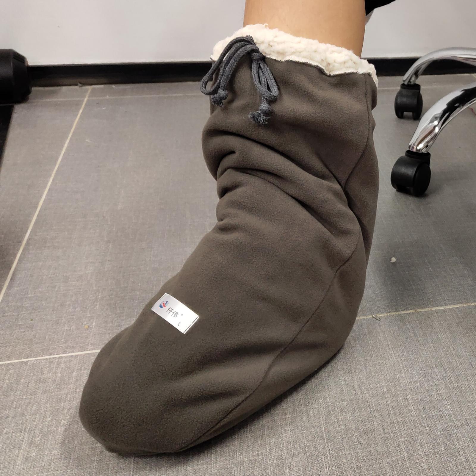 Cotton Winter Walking Brace Cover  black Double thickness