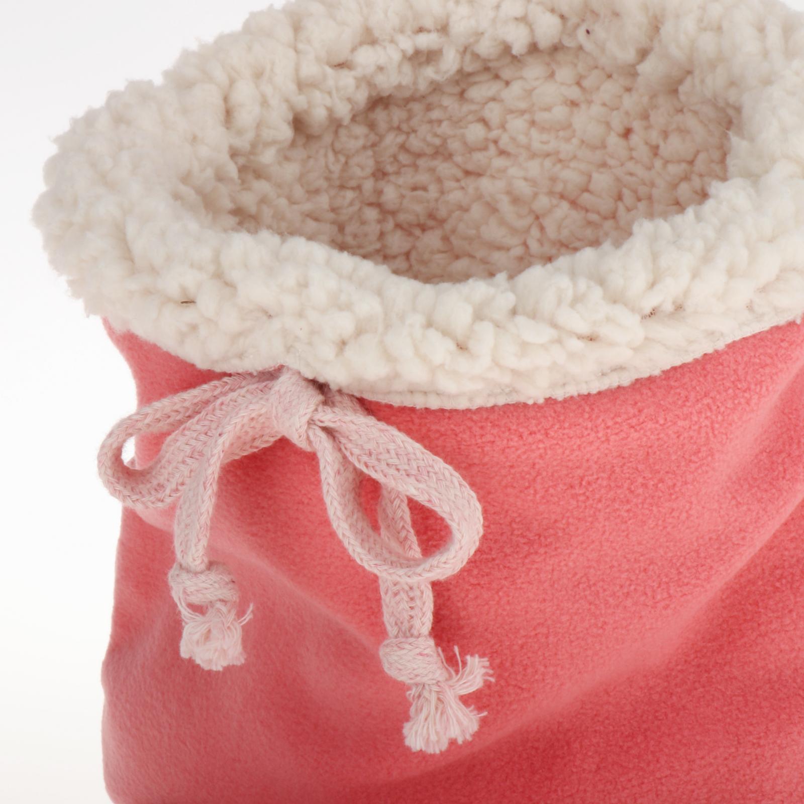 Cotton Winter Walking Brace Cover  light pink Double thickness