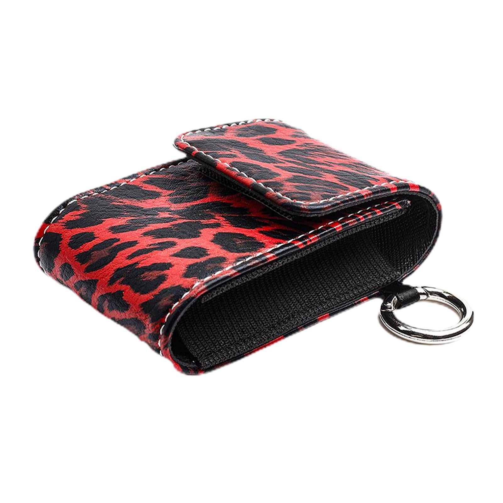 Anti-Shock Fingertip Oximeter Storage Bag Protective Case Pouch Black+Red