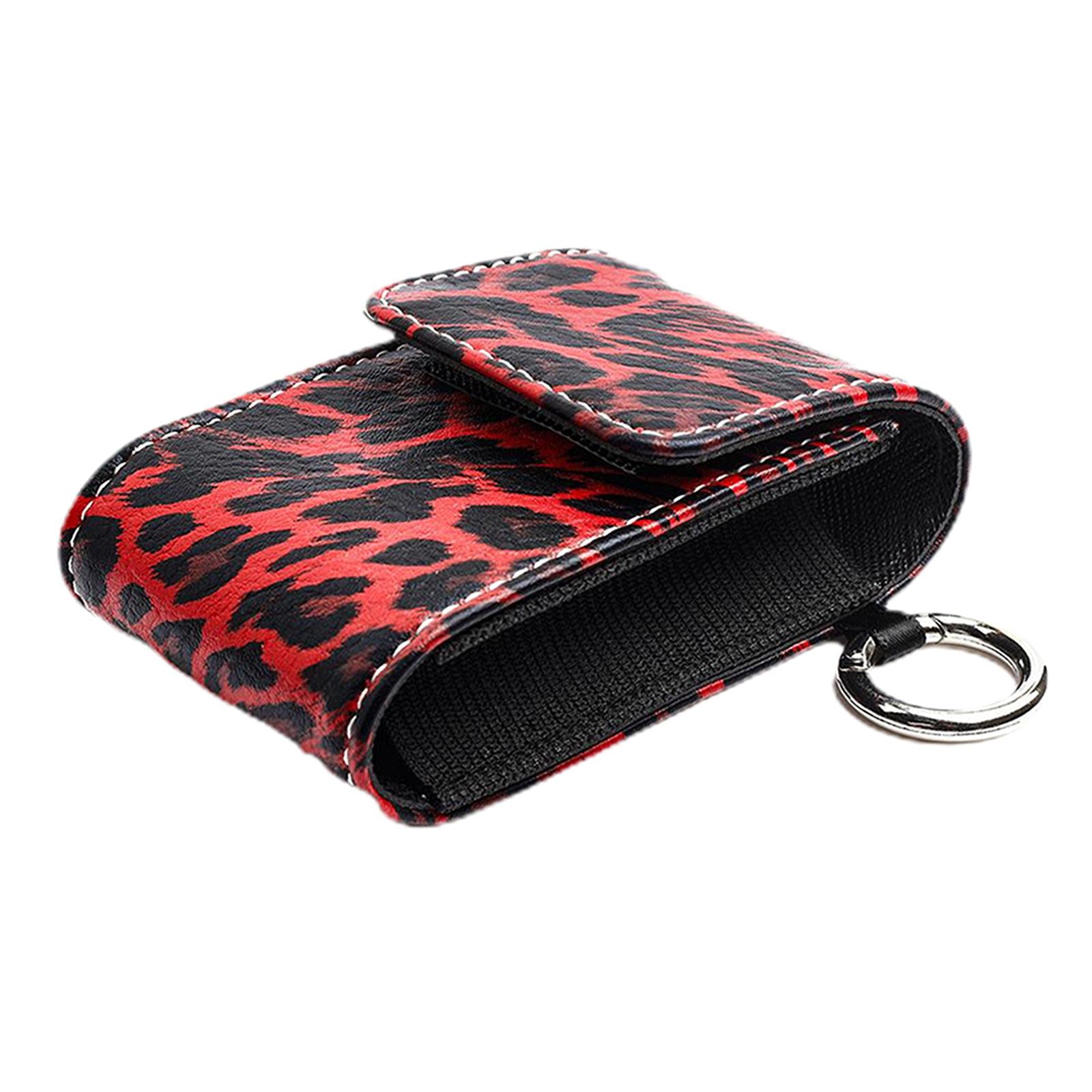 Anti-Shock Fingertip Oximeter Storage Bag Protective Case Pouch Black+Red