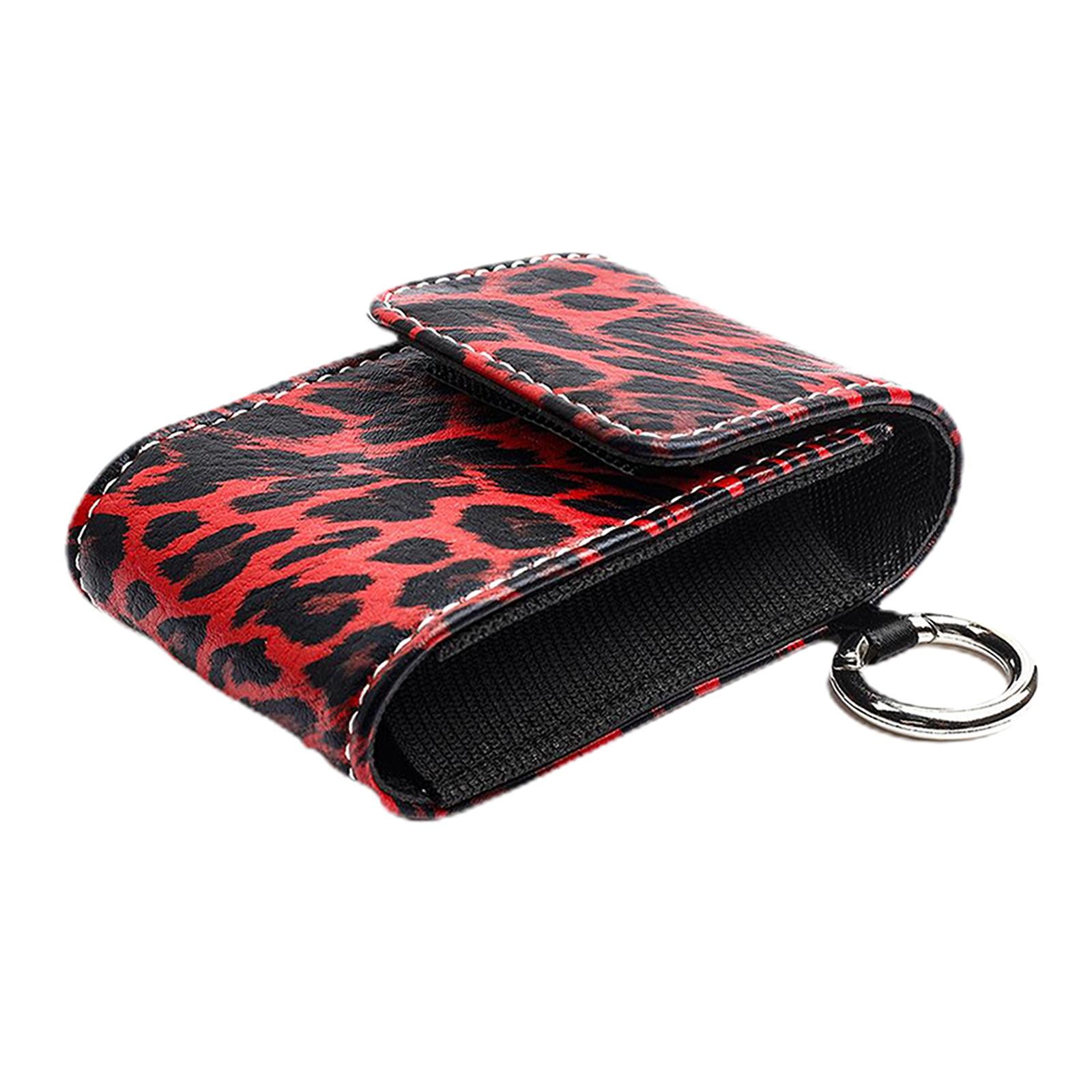 Anti-Shock Fingertip Oximeter Storage Bag Protective Case Pouch Black+Red