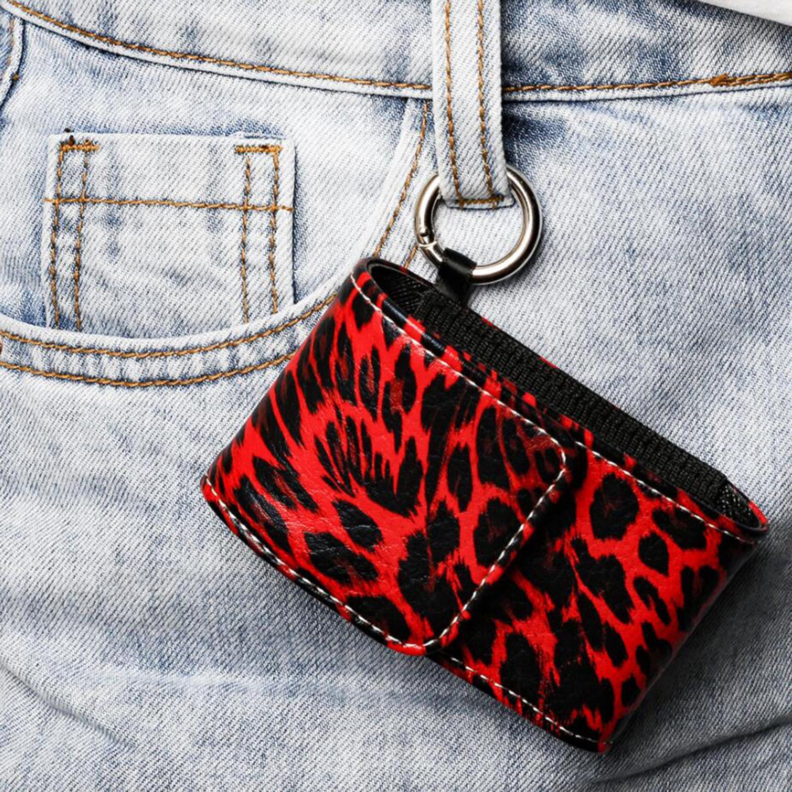 Anti-Shock Fingertip Oximeter Storage Bag Protective Case Pouch Black+Red