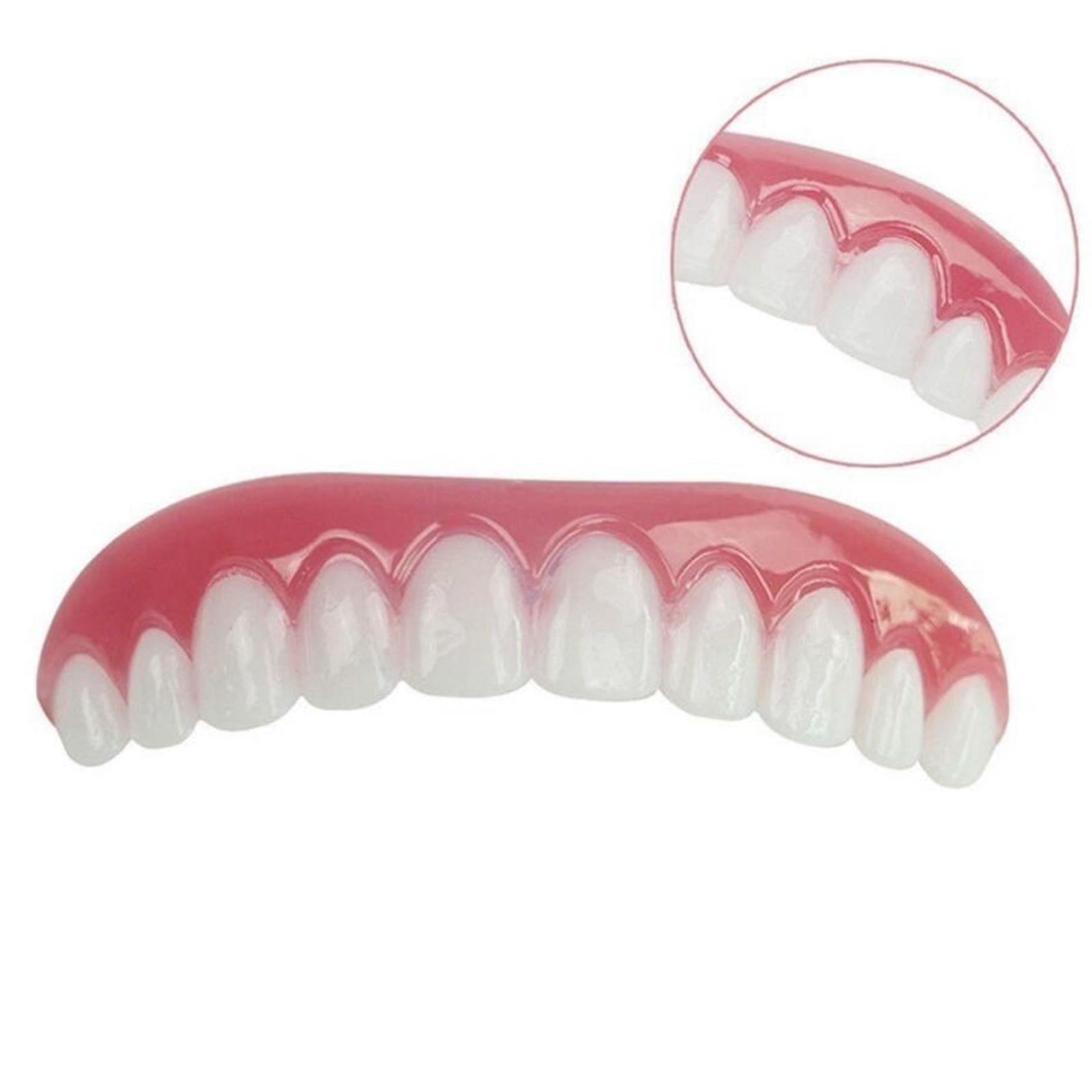 Upper Lower Veneers False Teeth Denture Bright White Shade for upper jaw