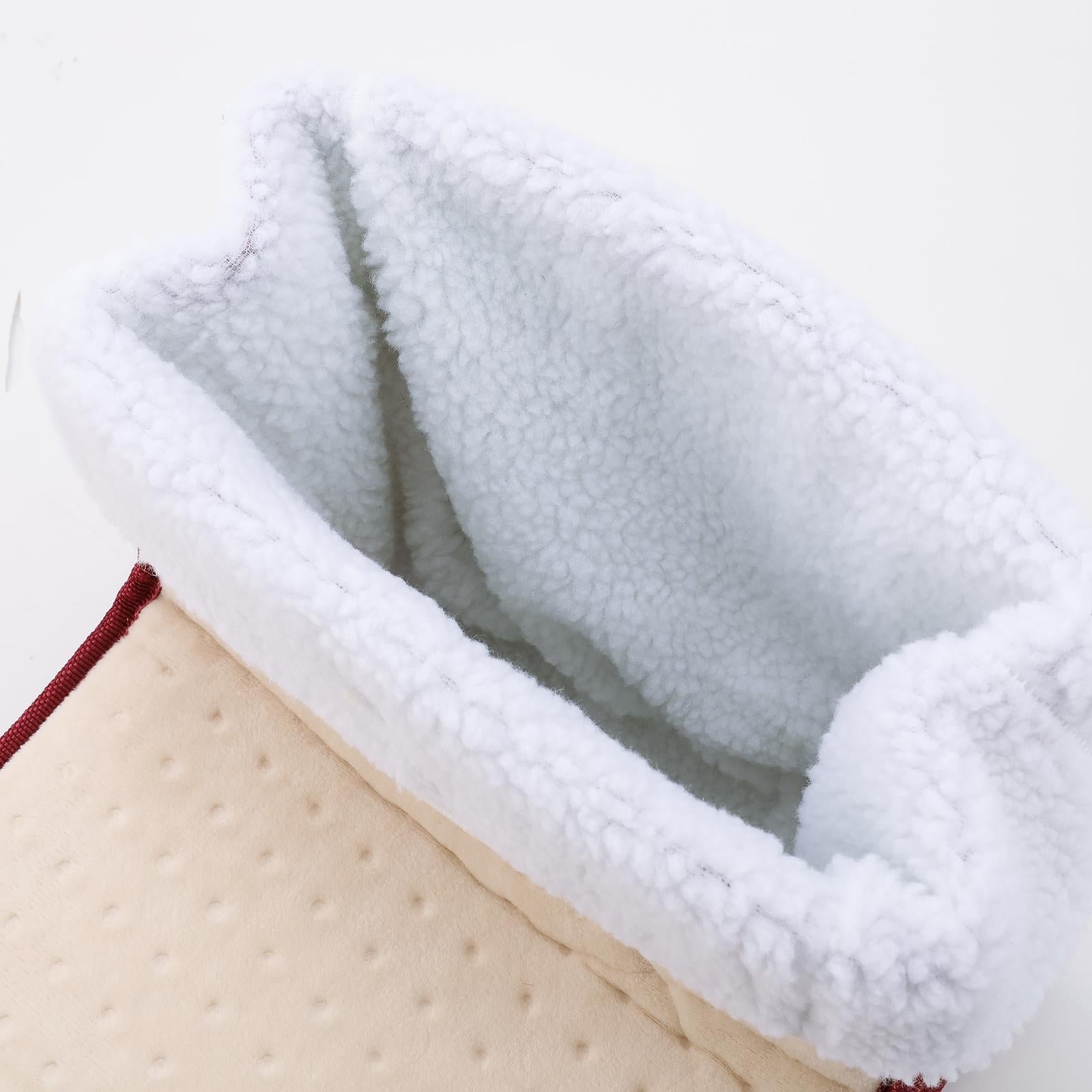 Cosy Electric Foot Warmer Washable 5-Modes Cushion Removable Lining White