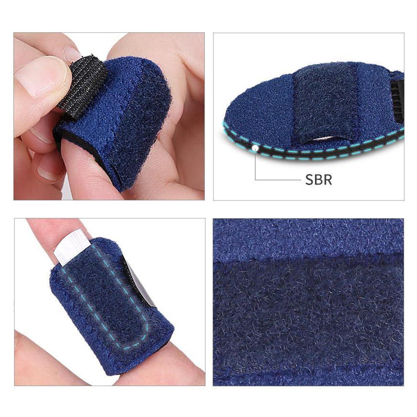 Adjustable Finger Splint Trigger Corrector Brace Support Protector Blue