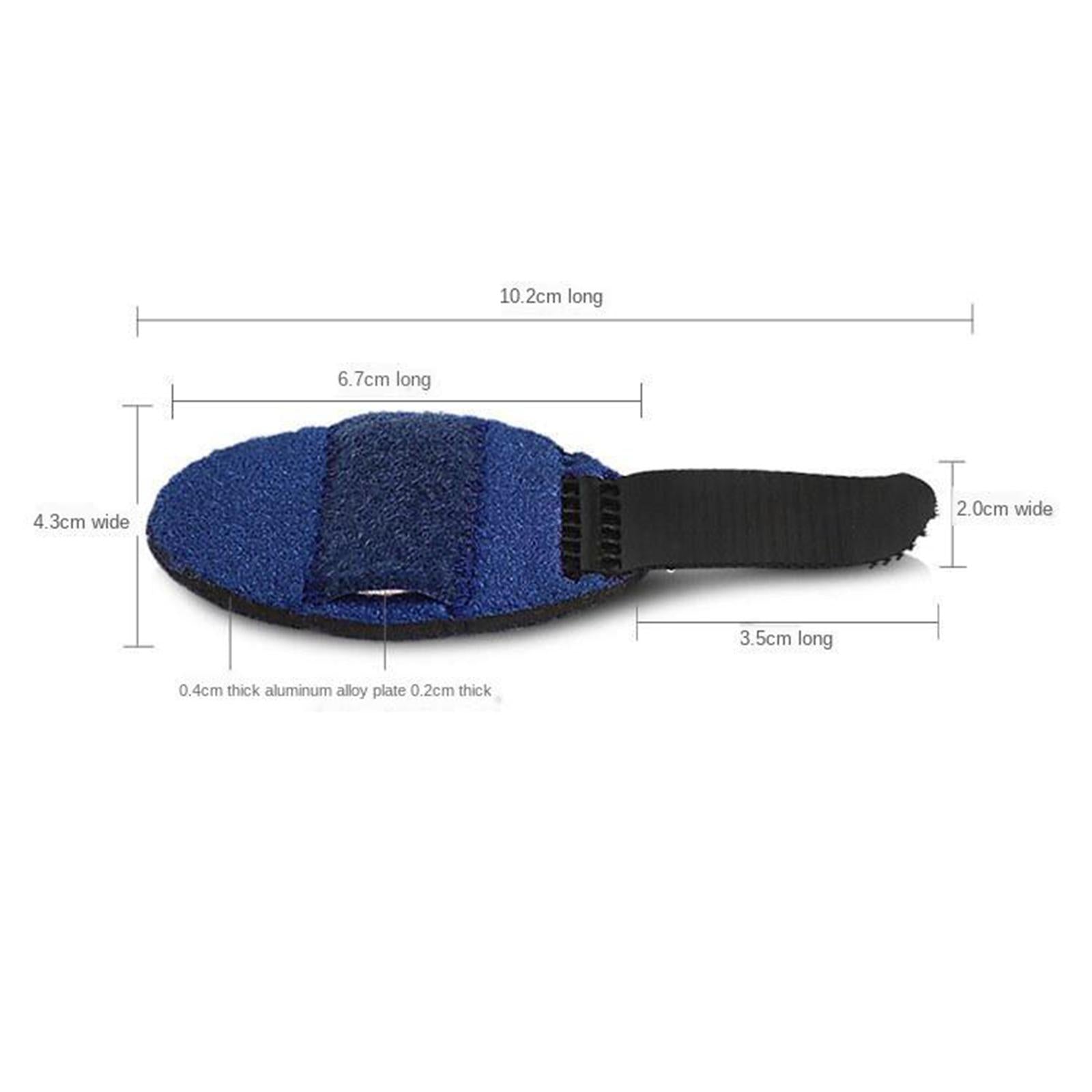 Adjustable Finger Splint Trigger Corrector Brace Support Protector Blue