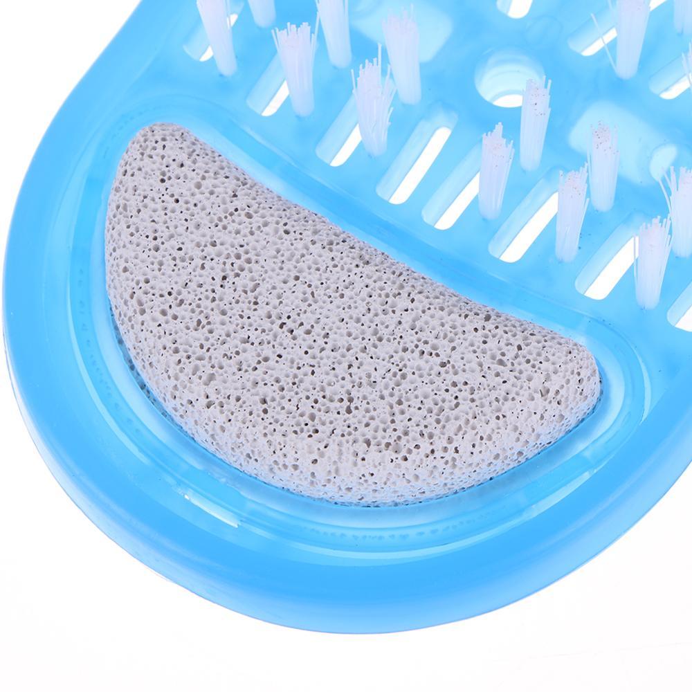 Shower Foot Scrubber Massager Cleaner Spa Exfoliating Washer Wash Slipper