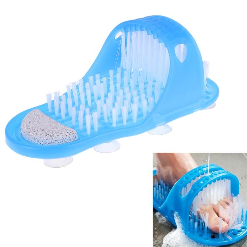 Shower Foot Scrubber Massager Cleaner Spa Exfoliating Washer Wash Slipper