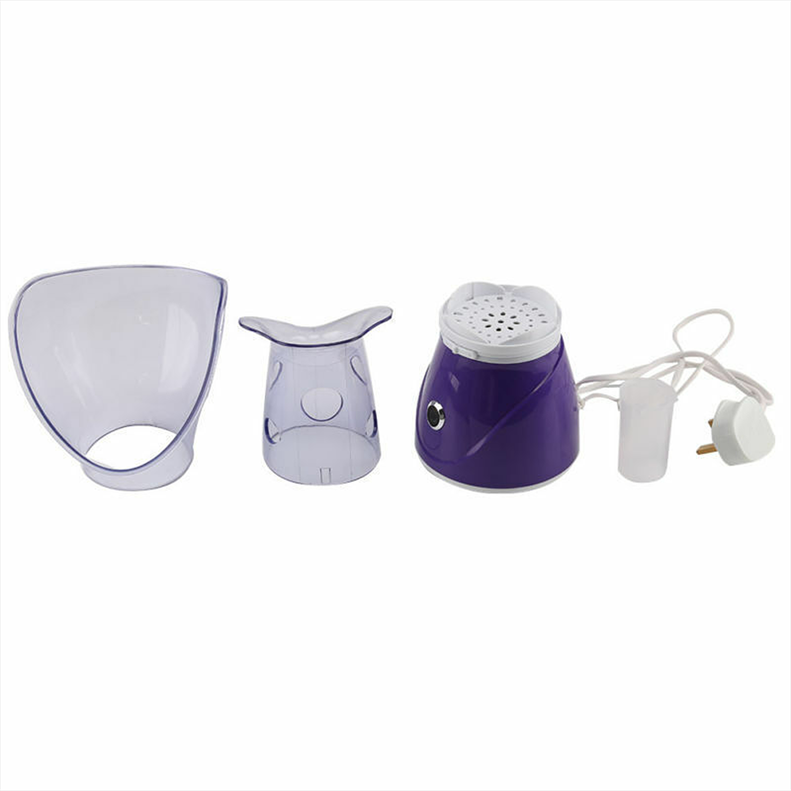 Facial Steamer Nano Cleaner for Facial Sauna Spa BPA Free Pores EU purple