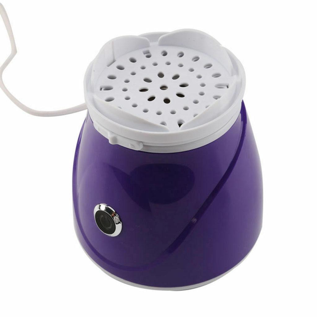 Facial Steamer Nano Cleaner for Facial Sauna Spa BPA Free Pores EU purple