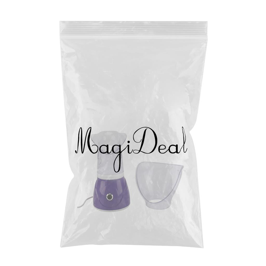 Facial Steamer Nano Cleaner for Facial Sauna Spa BPA Free Pores EU purple