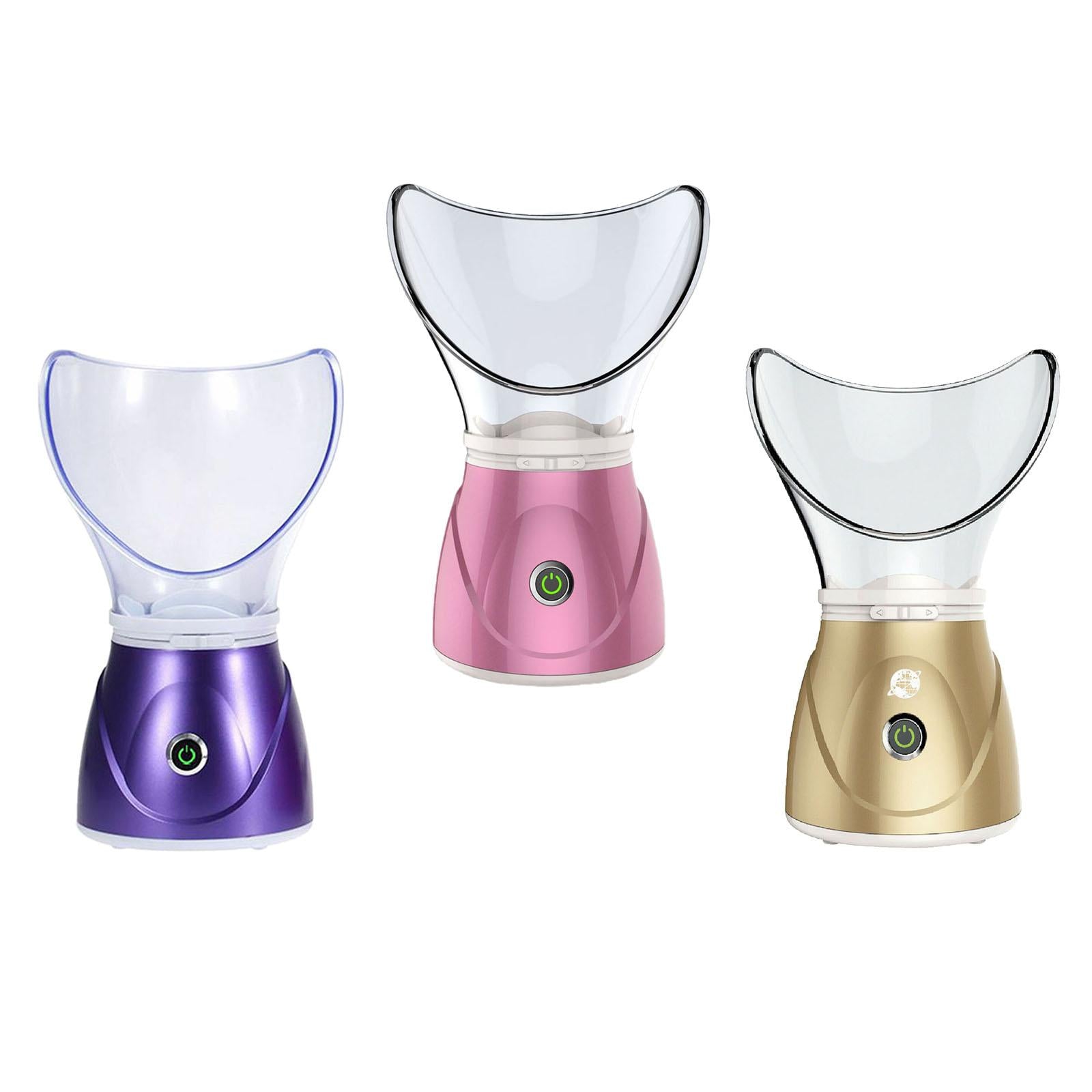 Facial Steamer Nano Cleaner for Facial Sauna Spa BPA Free Pores EU purple