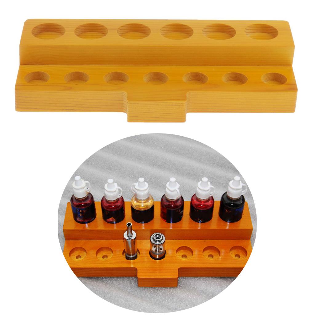 13 Slots Wood Essential Oils Rack Display Shelf Container Box Organizer