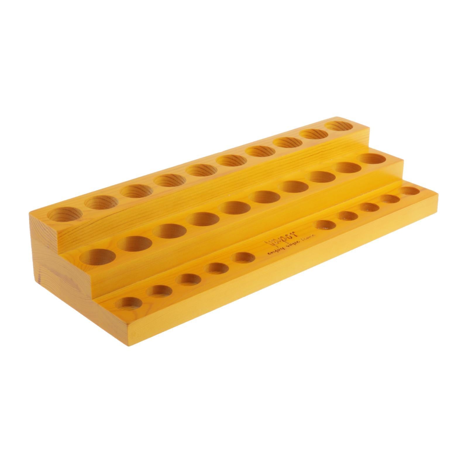 10/30ml 28 Bottles 3 Tier Wood Essential Oil Stand Rack Storage Organizer