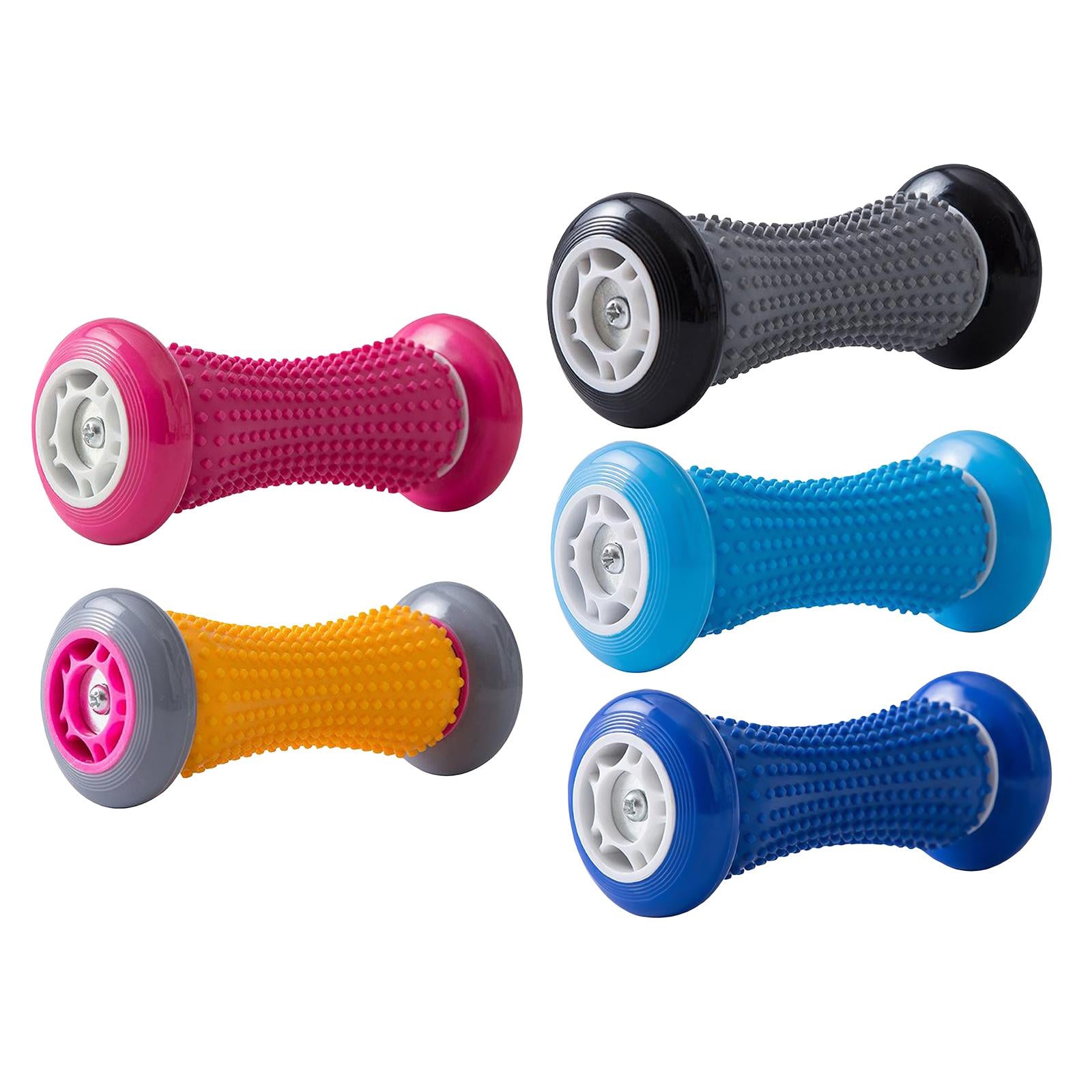 Foot Massager Roller Feet Relax Plantar Fasciitis Pain Ease Rose Red