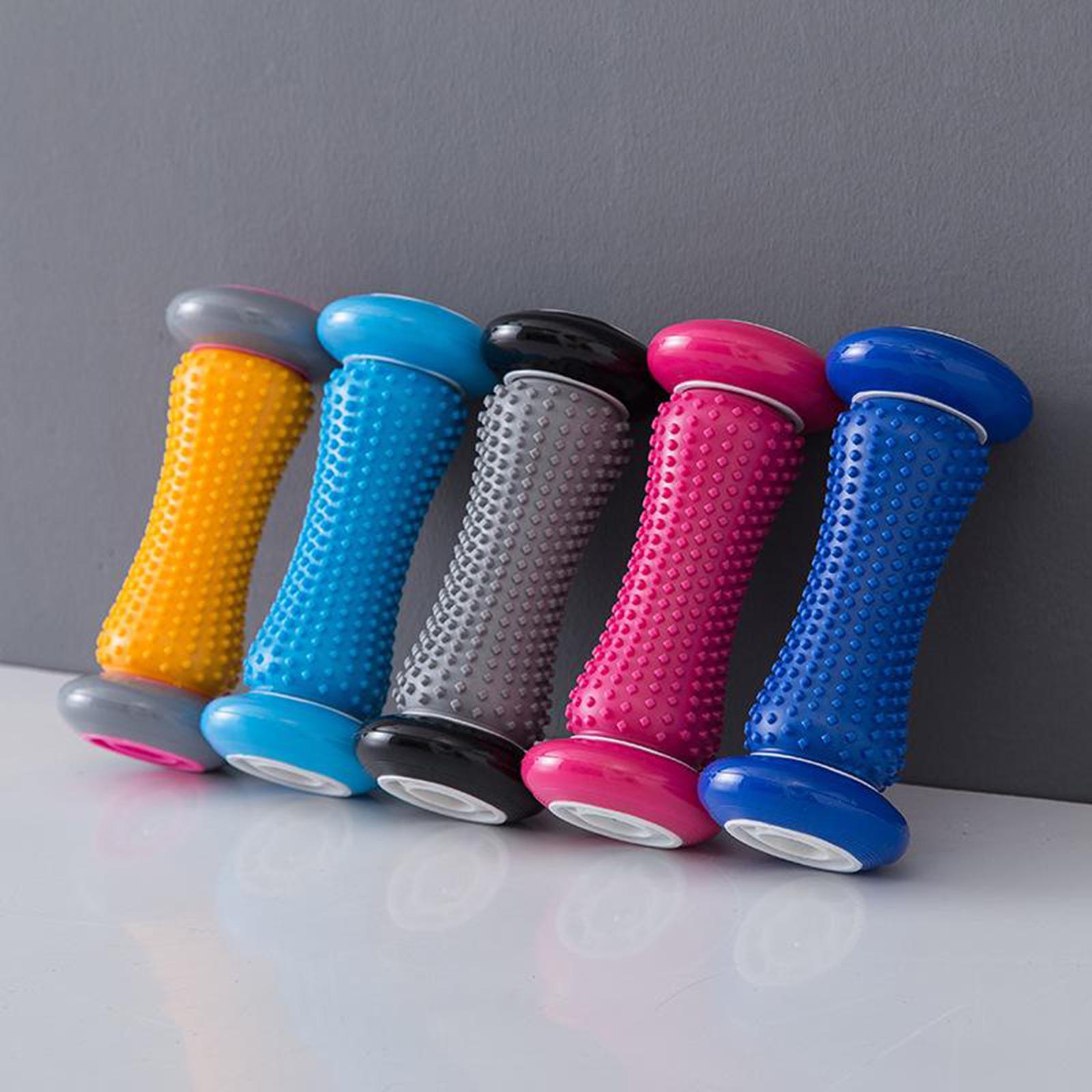 Foot Massager Roller Feet Relax Plantar Fasciitis Pain Ease Yellow Gray