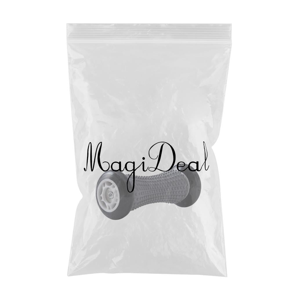 Foot Massager Roller Feet Relax Plantar Fasciitis Pain Ease Gray Black