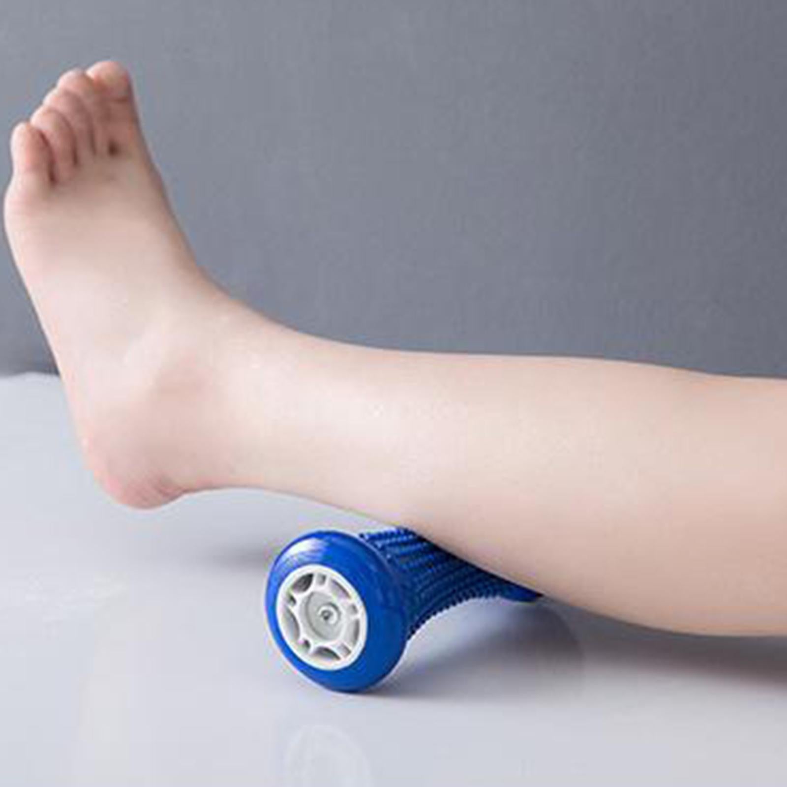 Foot Massager Roller Feet Relax Plantar Fasciitis Pain Ease Dark Blue