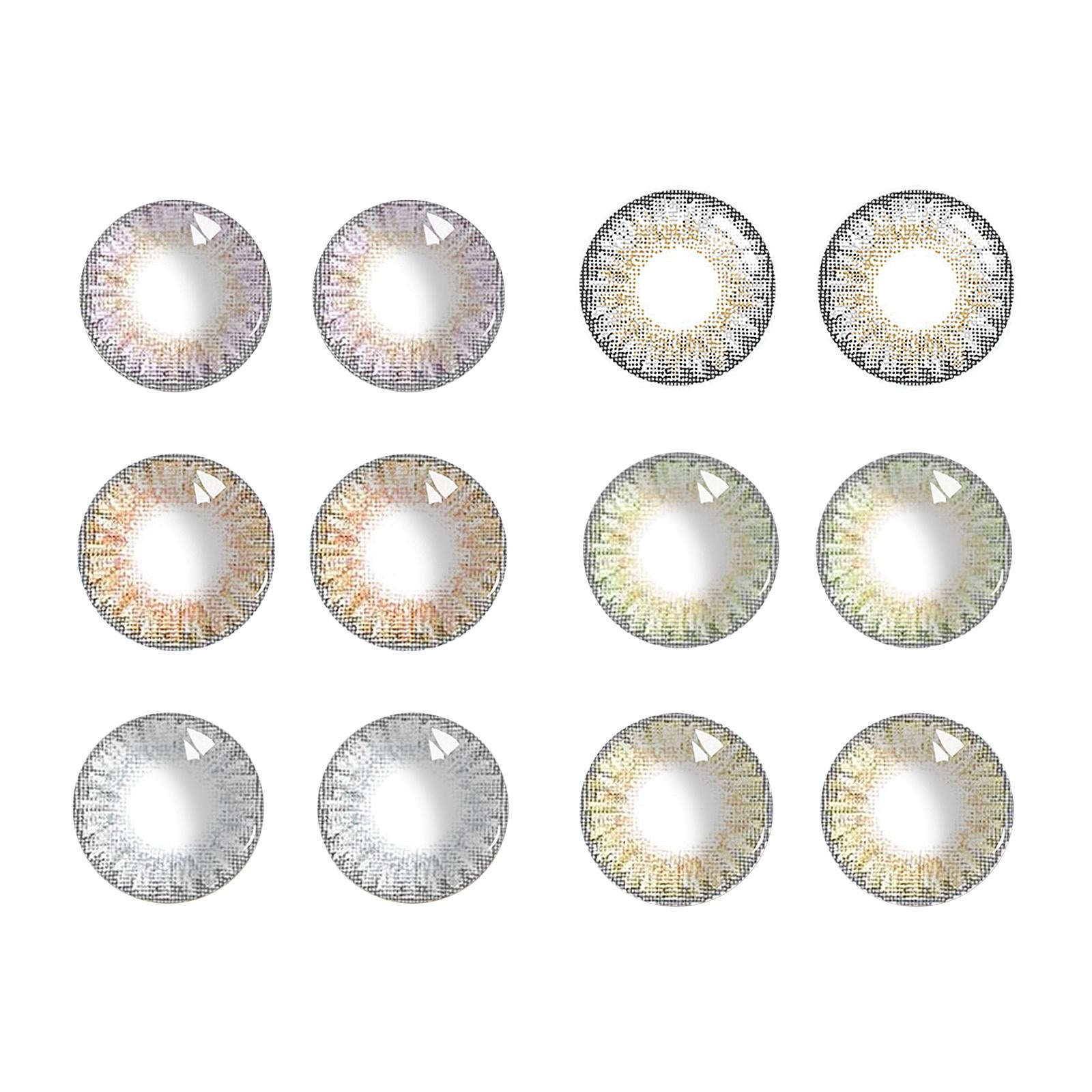 Lemon Glass Color Series Big Eyes Cute Contacts Amethyst