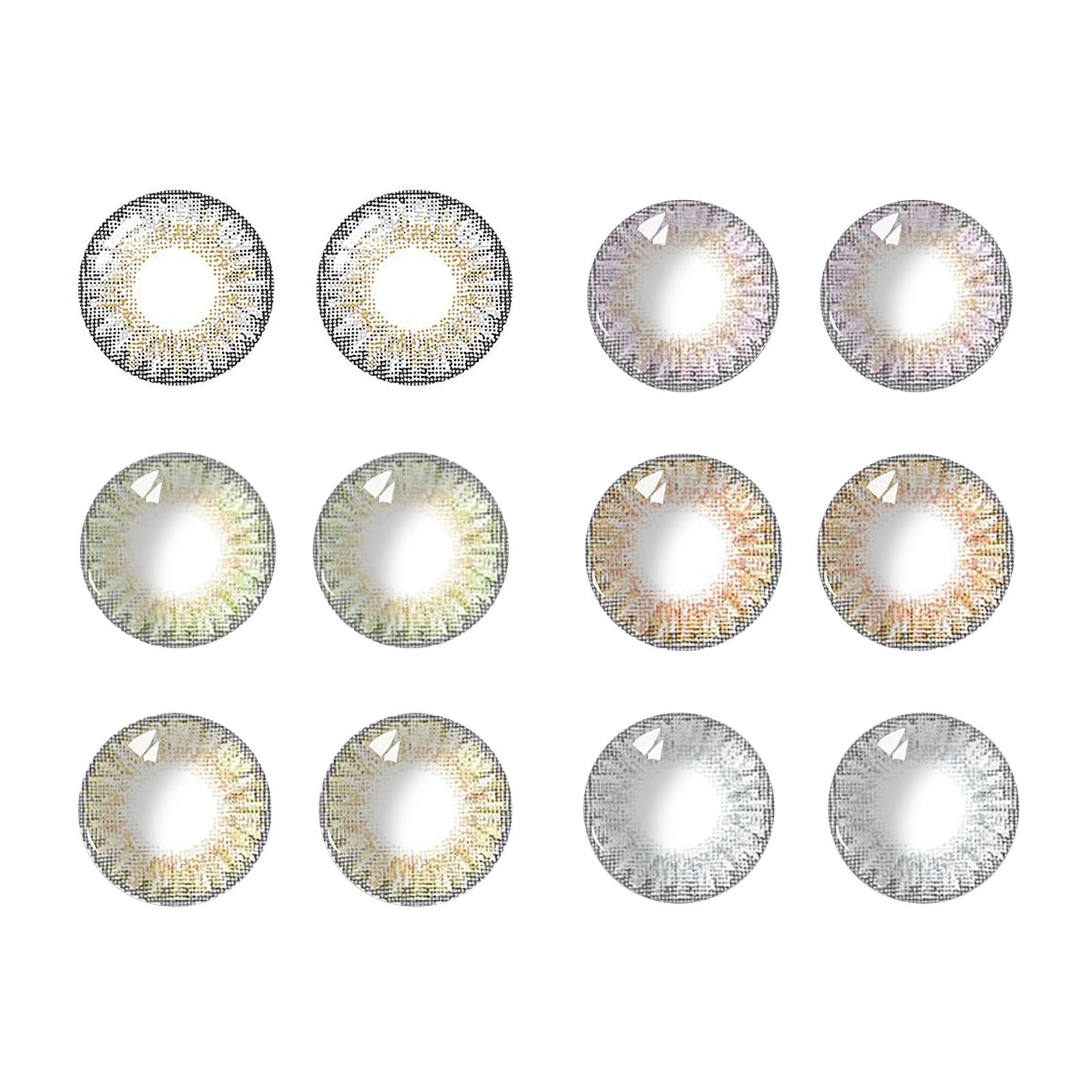 Lemon Glass Color Series Big Eyes Cute Contacts Amethyst