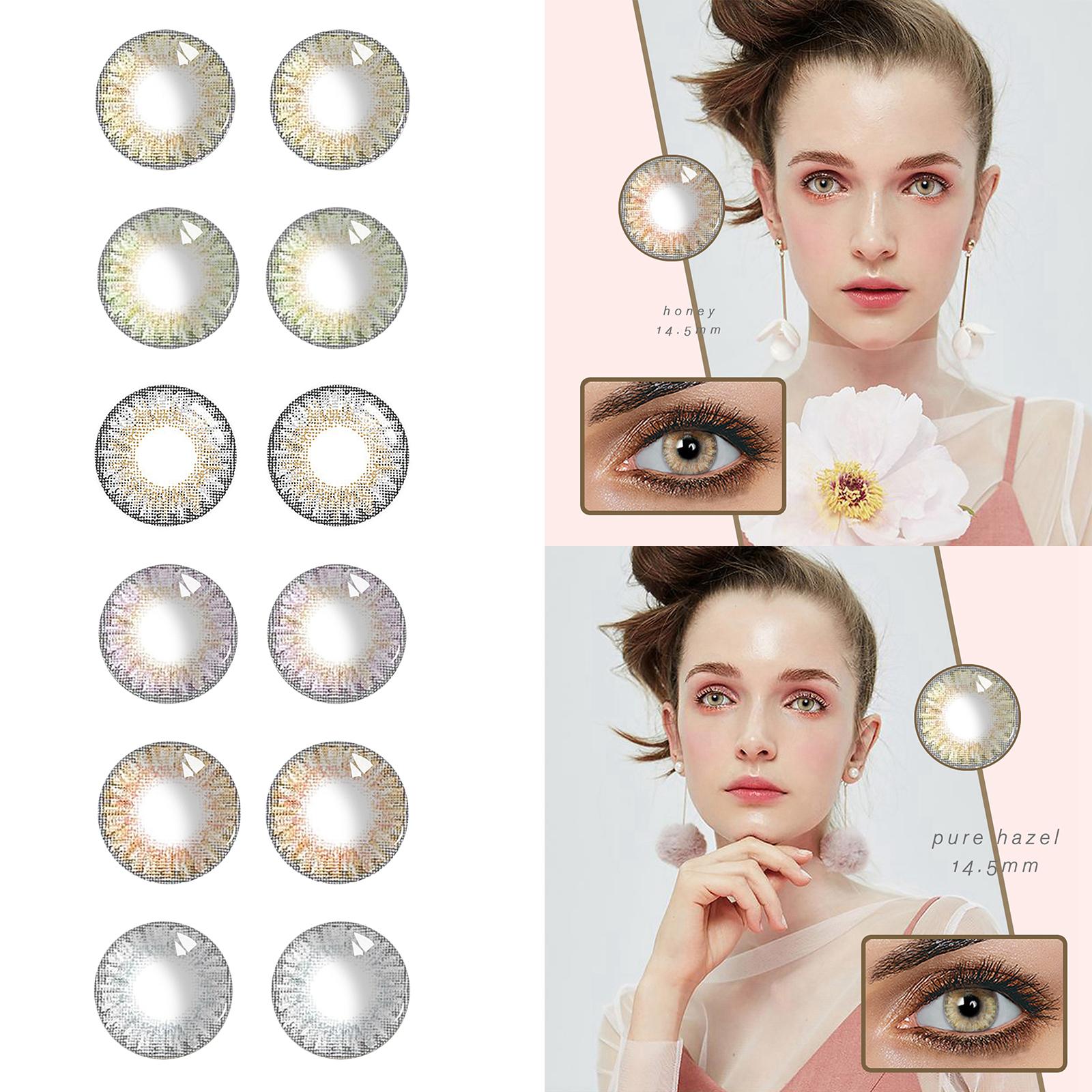 Lemon Glass Color Series Big Eyes Cute Contacts Amethyst