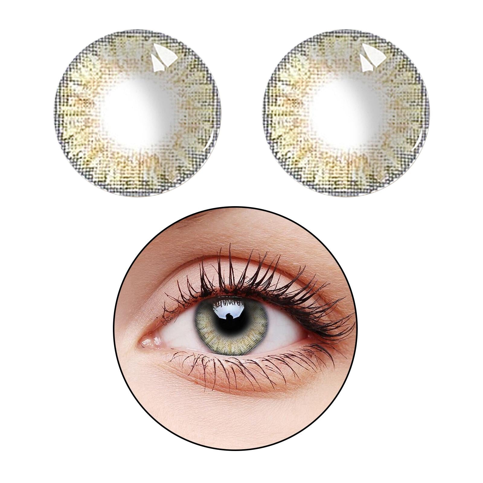 Lemon Glass Color Series Big Eyes Cute Contacts Pure Hazel