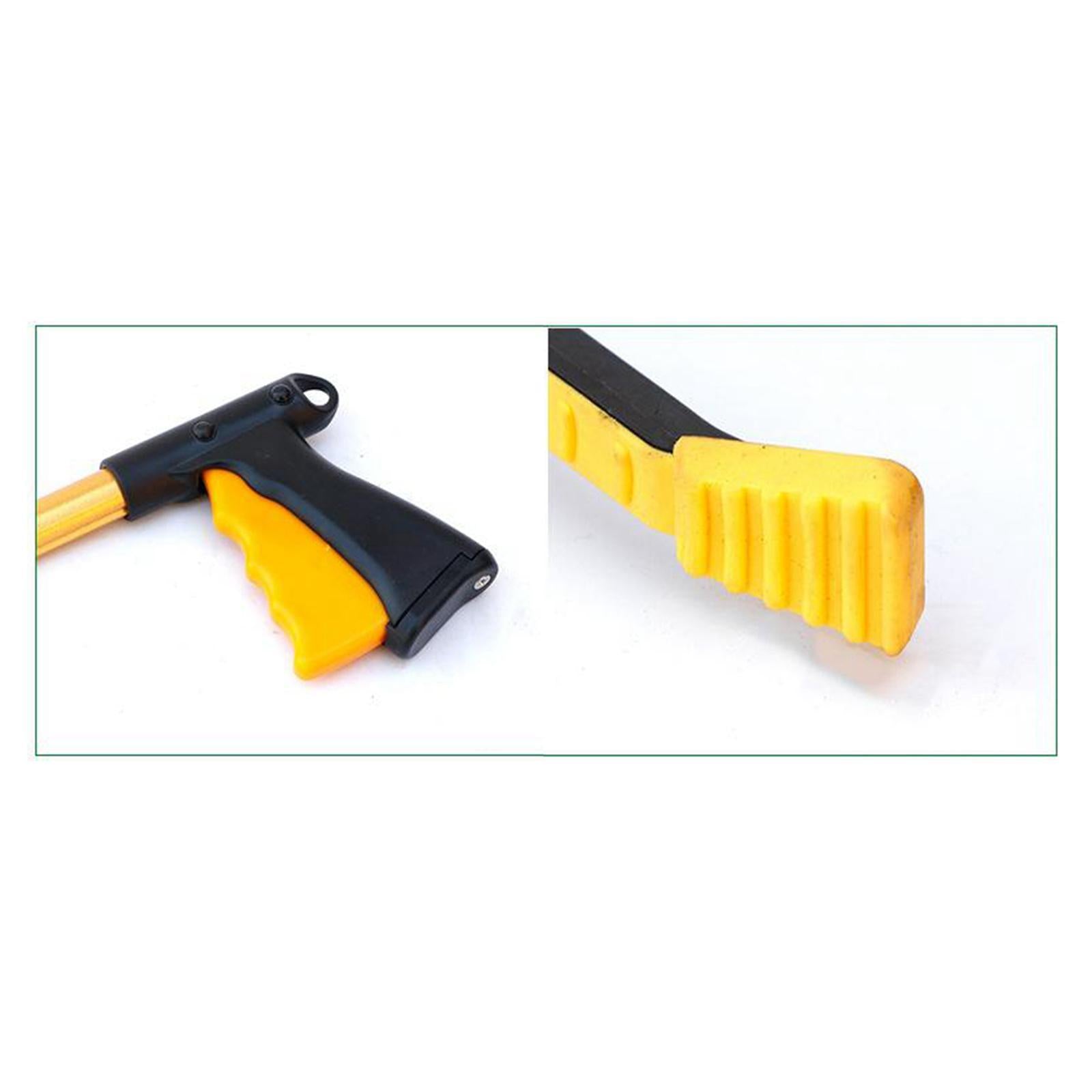 Foldable Reacher Picker Pick Up Tools Gripper Extender Grabber Golden Black