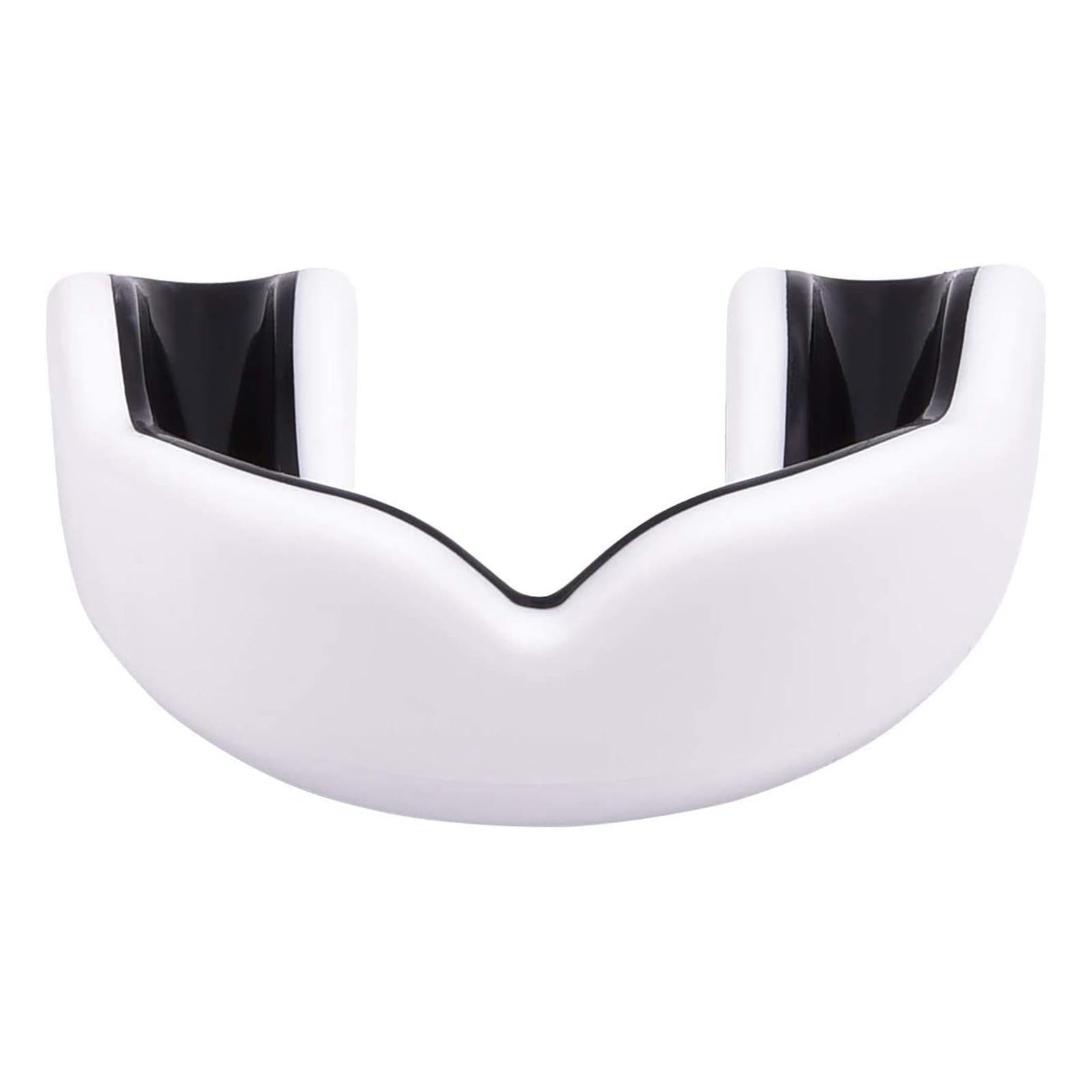 Boxing Mouth Guard Martial Sports Protection Gumshield New White+Black
