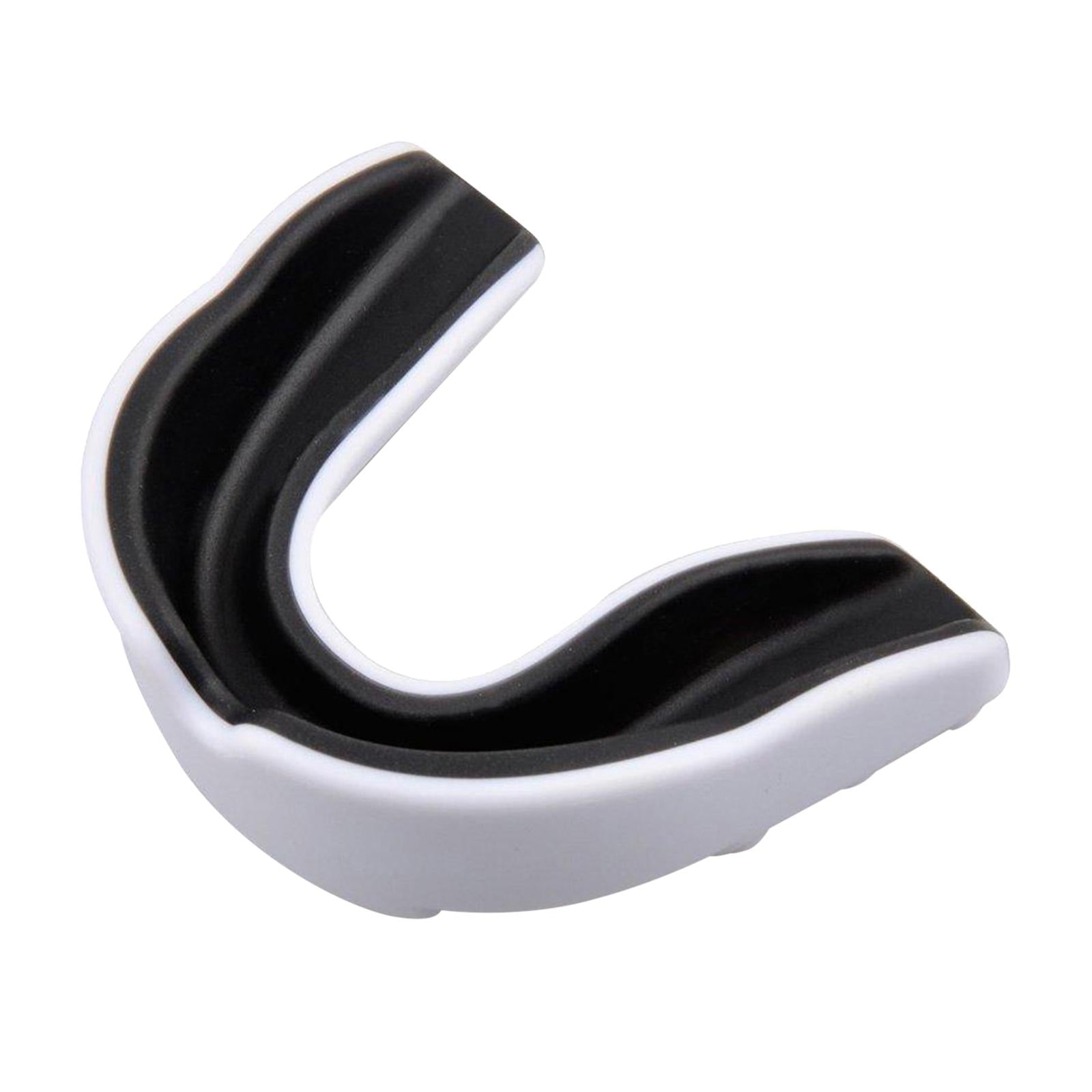 Boxing Mouth Guard Martial Sports Protection Gumshield New White+Black