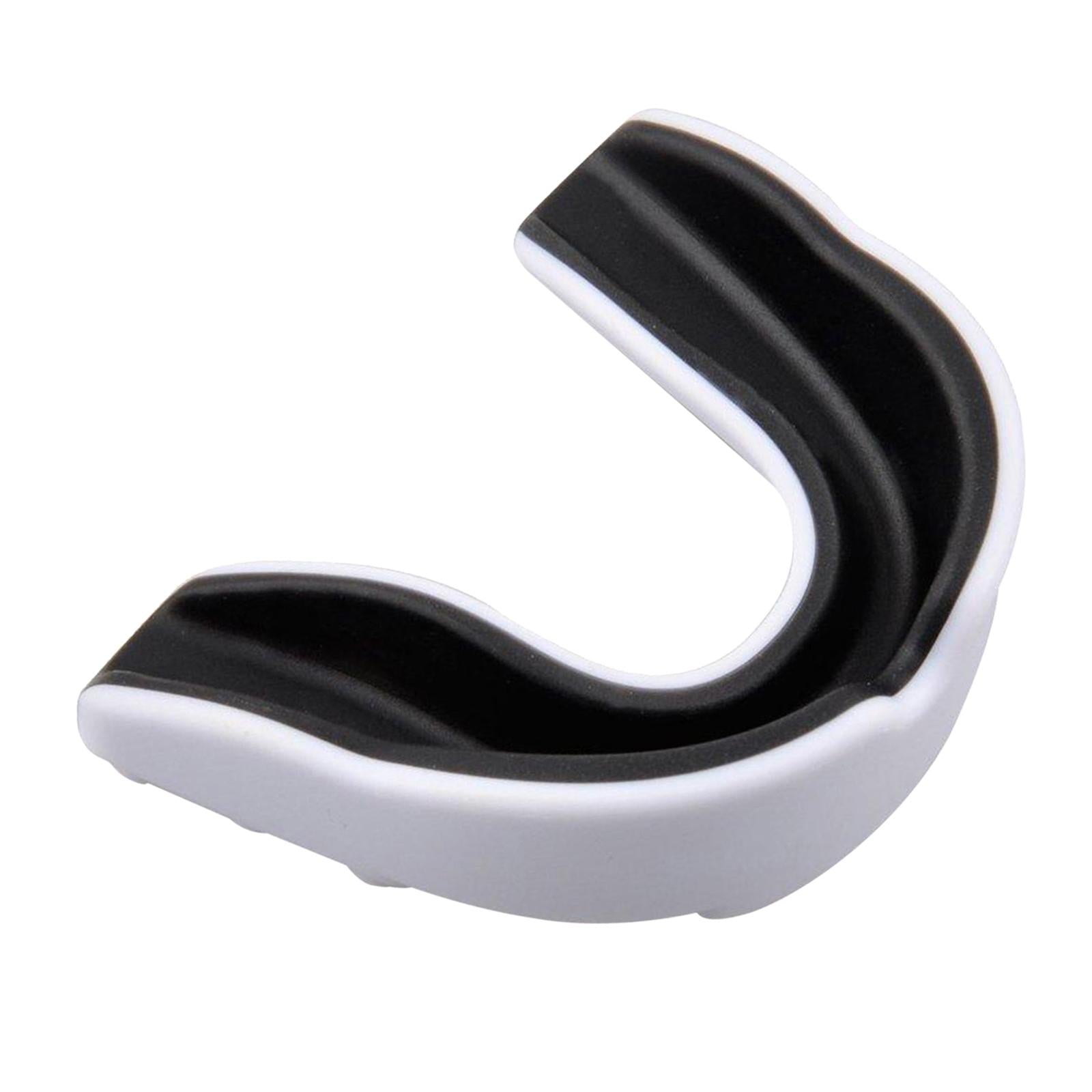 Boxing Mouth Guard Martial Sports Protection Gumshield New White+Black