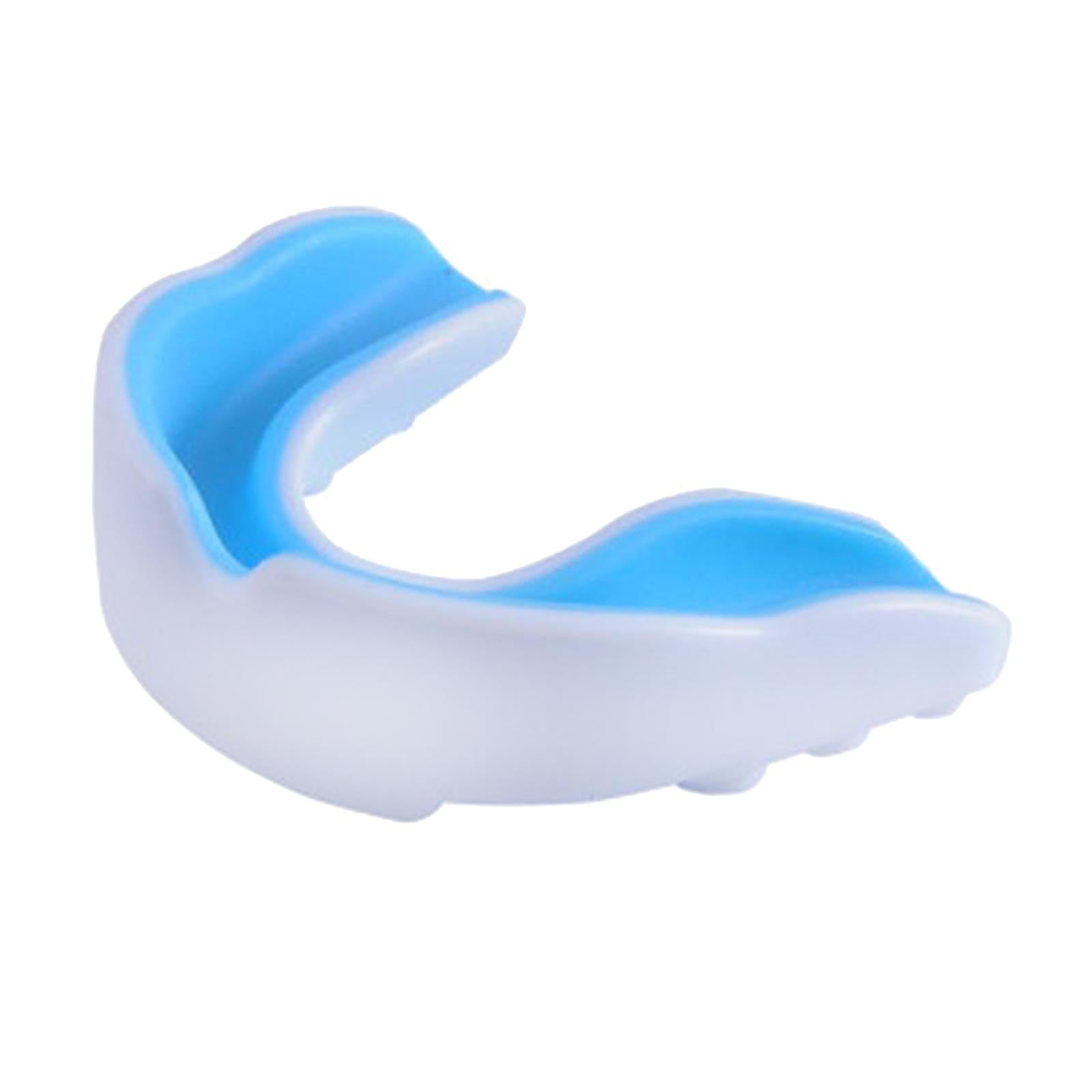 Boxing Mouth Guard Martial Sports Protection Gumshield New White+Blue