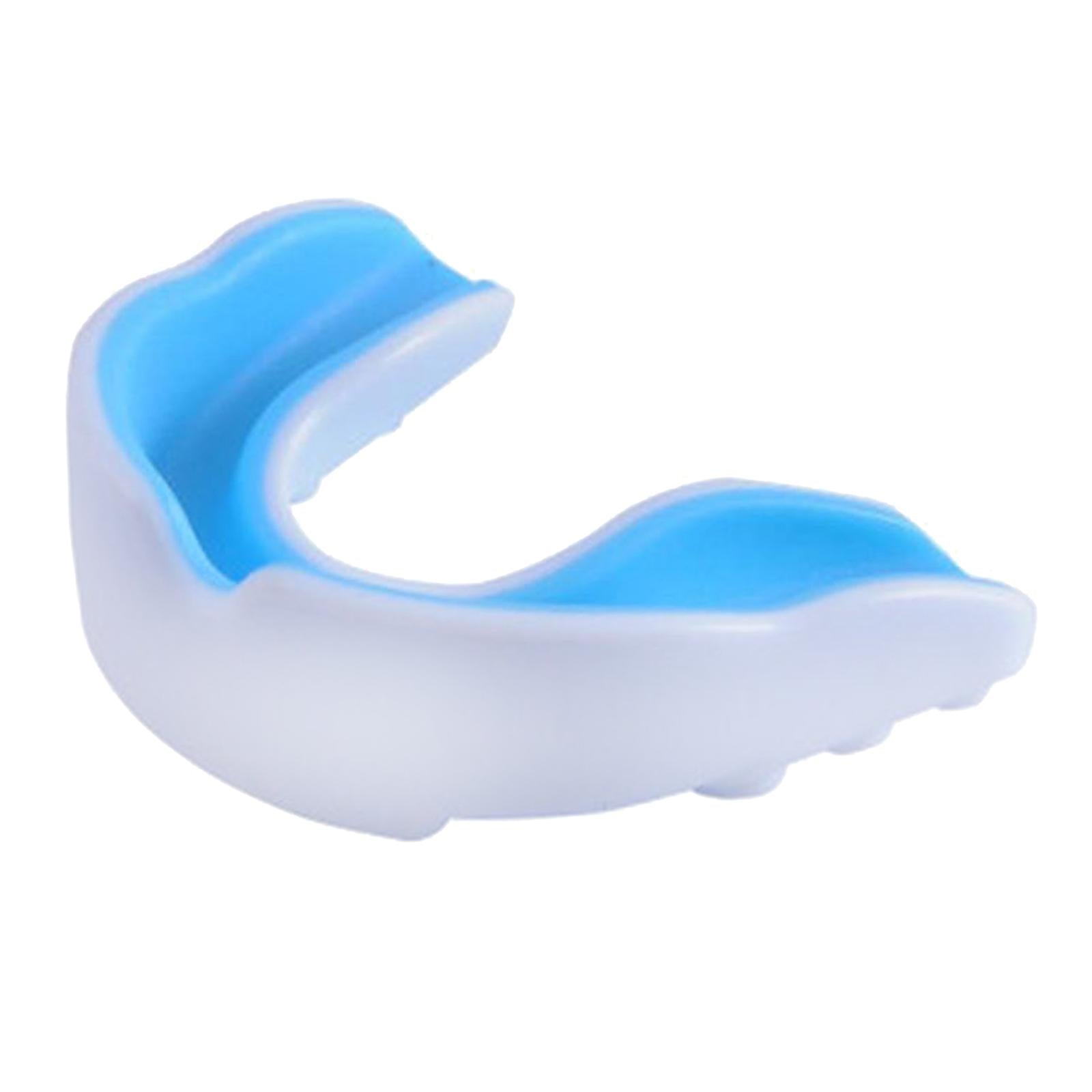 Boxing Mouth Guard Martial Sports Protection Gumshield New White+Blue