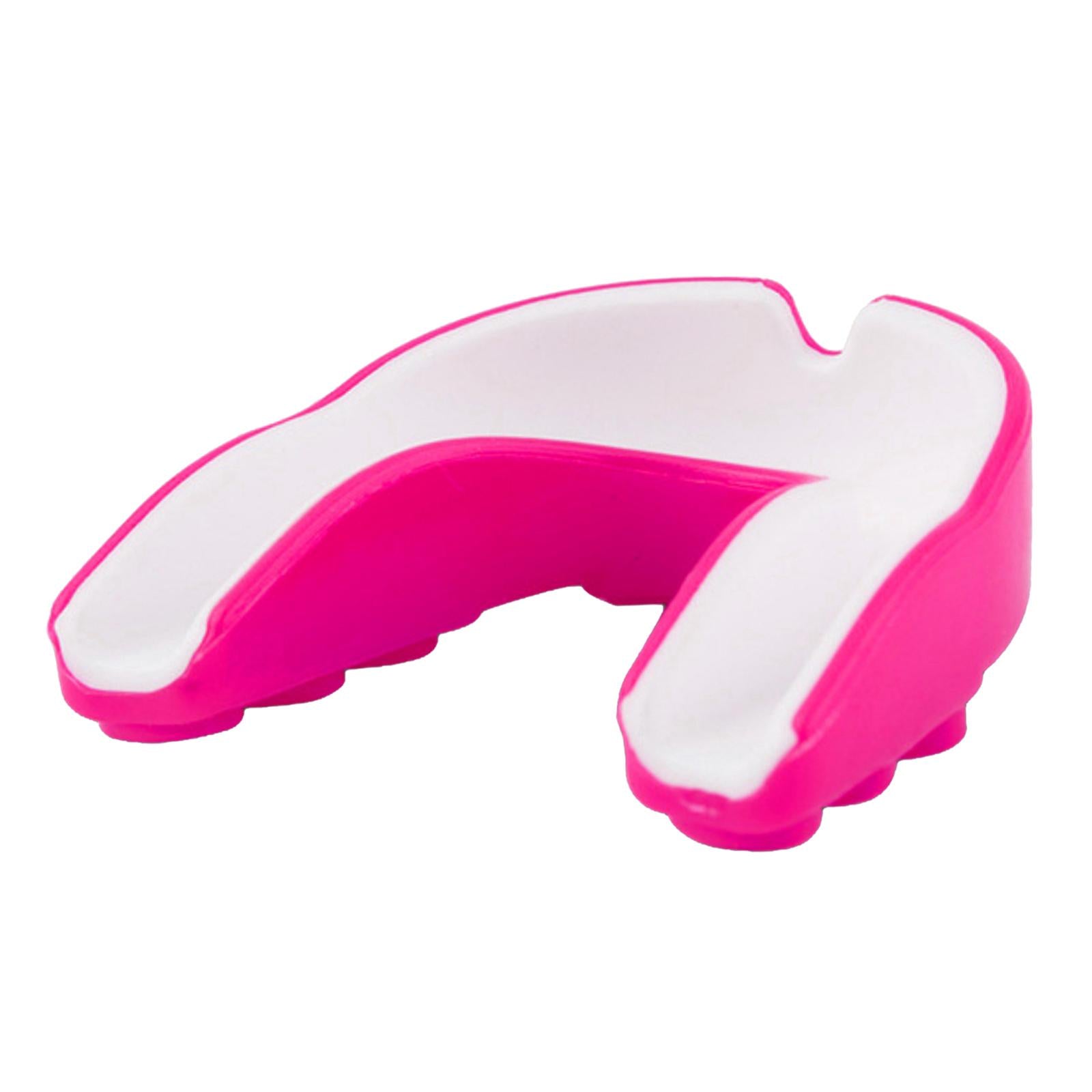 Boxing Mouth Guard Martial Sports Protection Gumshield New White+Pink