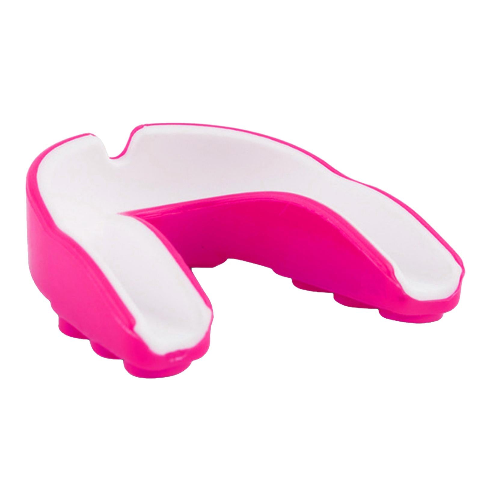Boxing Mouth Guard Martial Sports Protection Gumshield New White+Pink