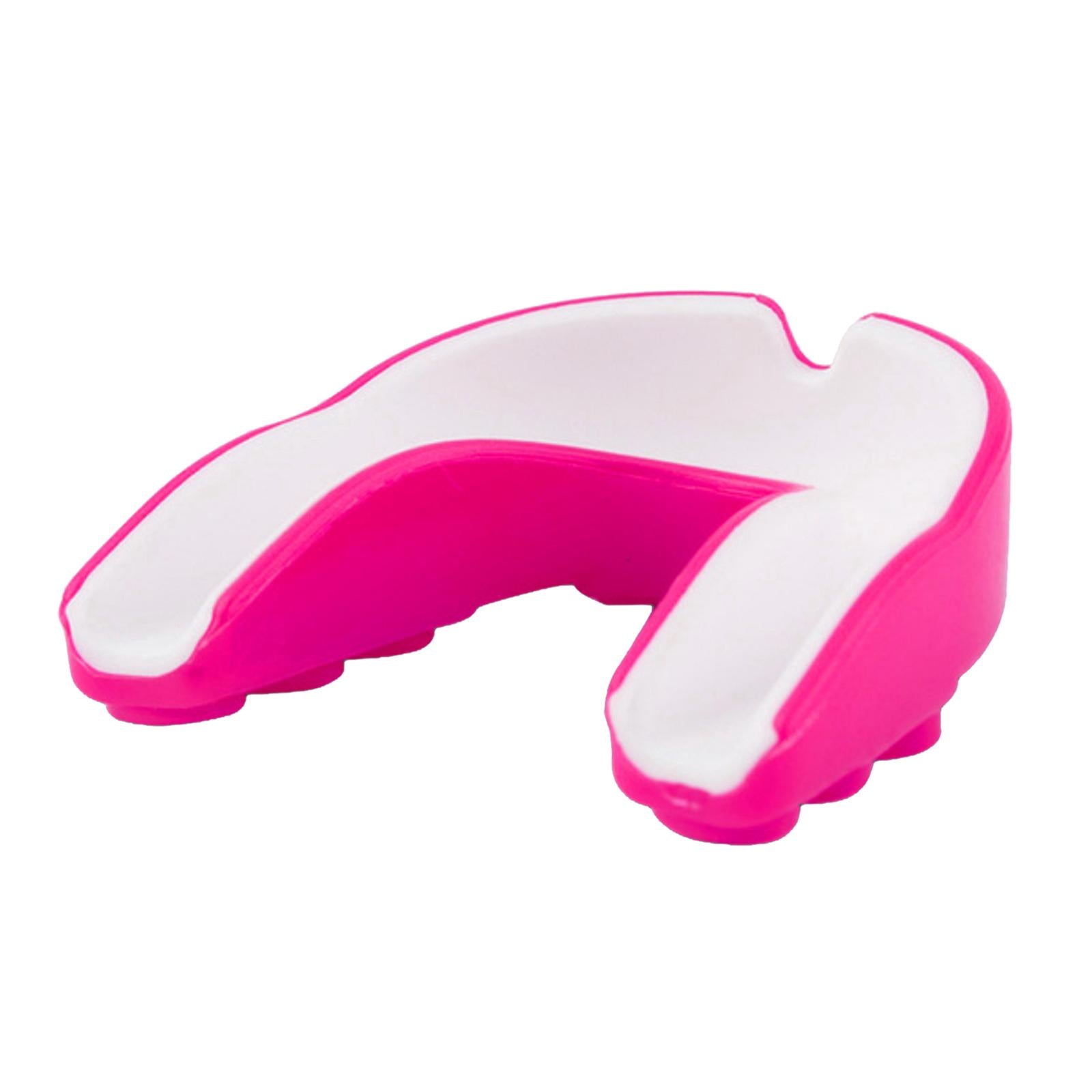 Boxing Mouth Guard Martial Sports Protection Gumshield New White+Pink