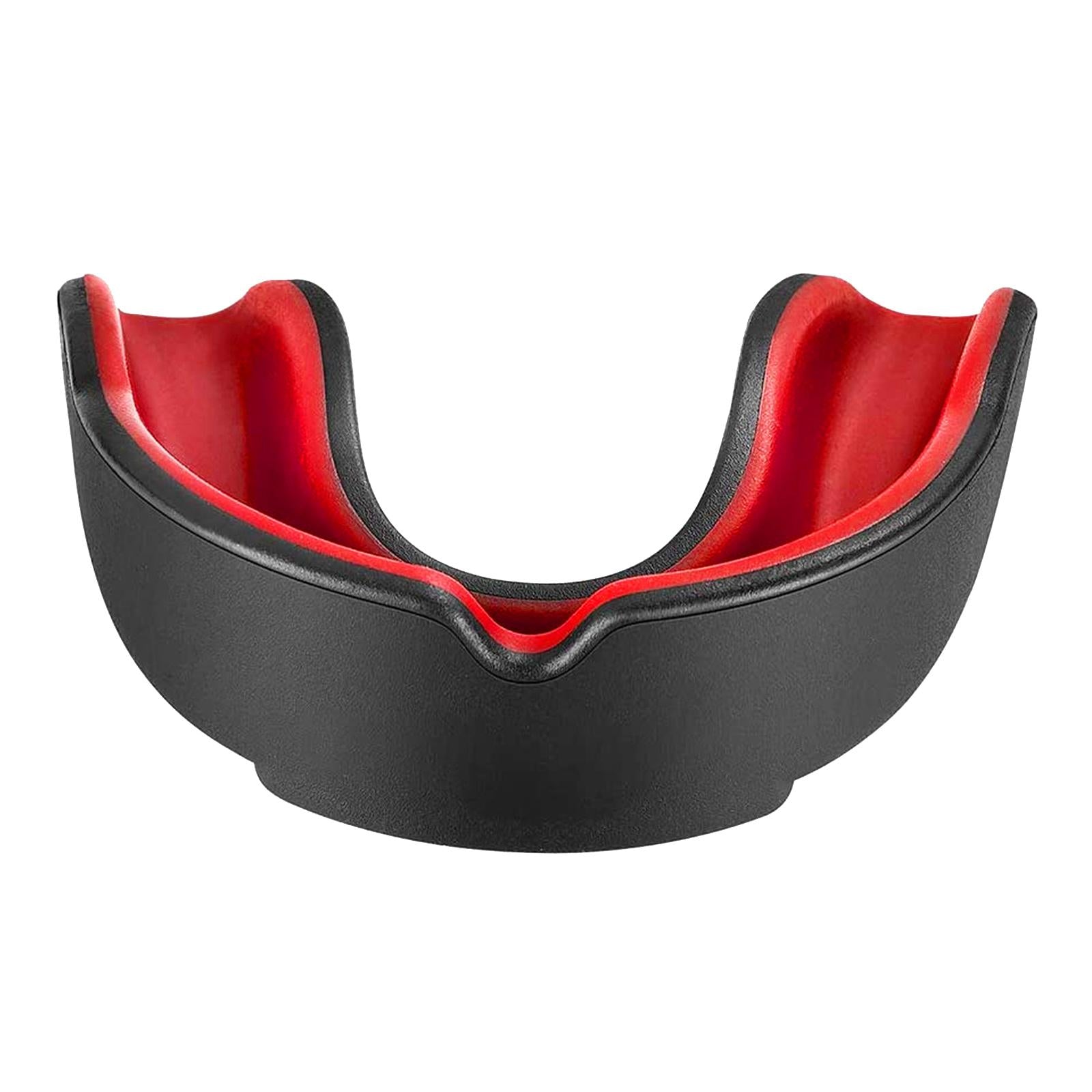 Boxing Mouth Guard Martial Sports Protection Gumshield New Black+Red