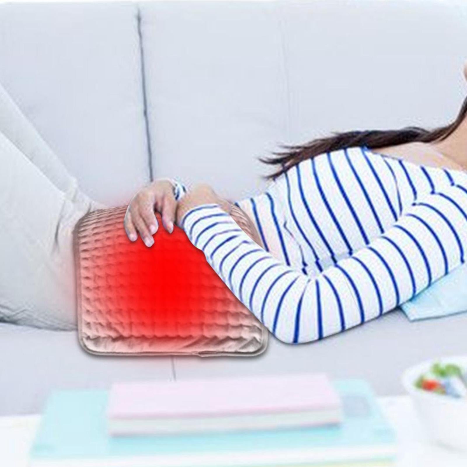 Washable Therapeutic Heat Pad Mat Stomach Waist Back Pain Relief