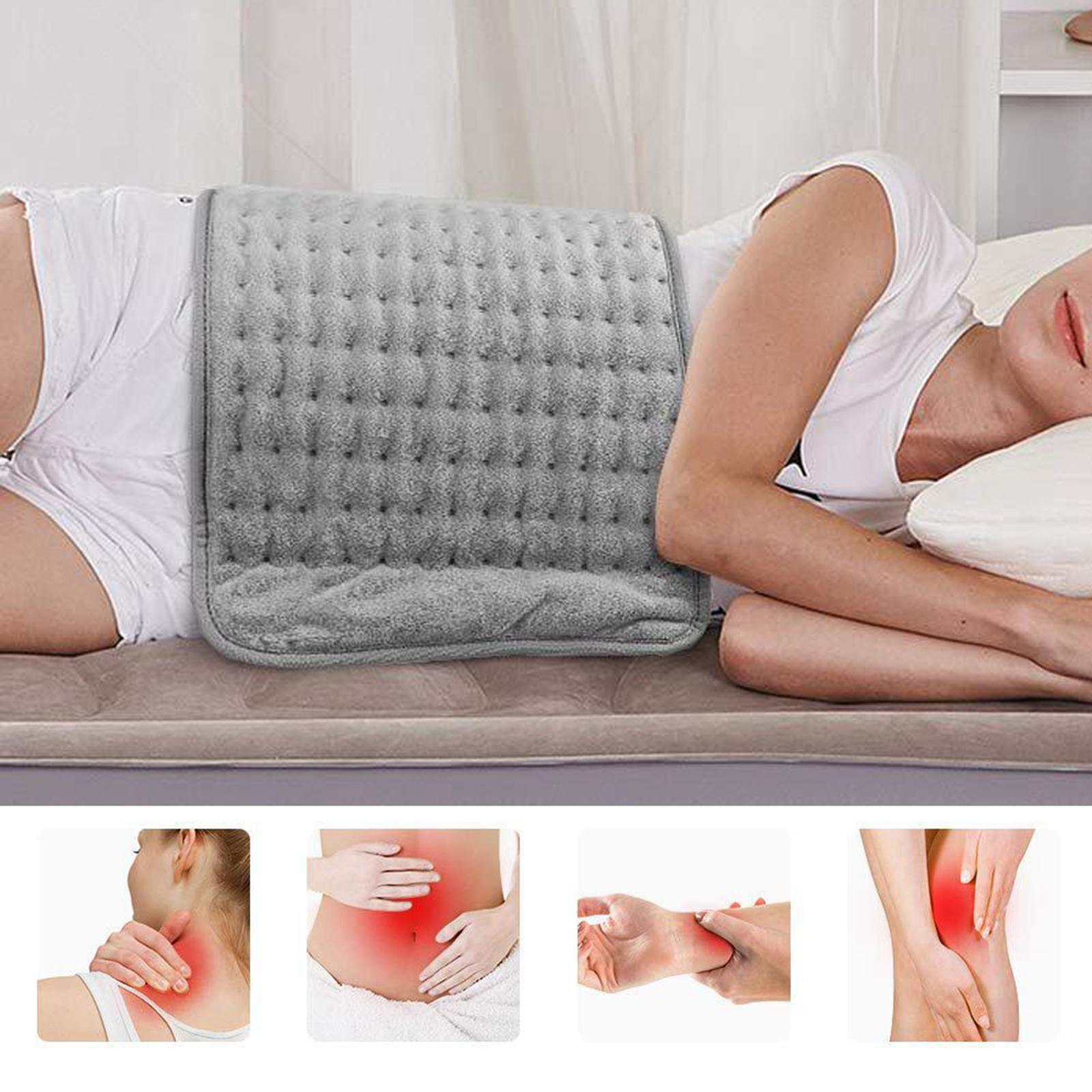 Washable Therapeutic Heat Pad Mat Stomach Waist Back Pain Relief