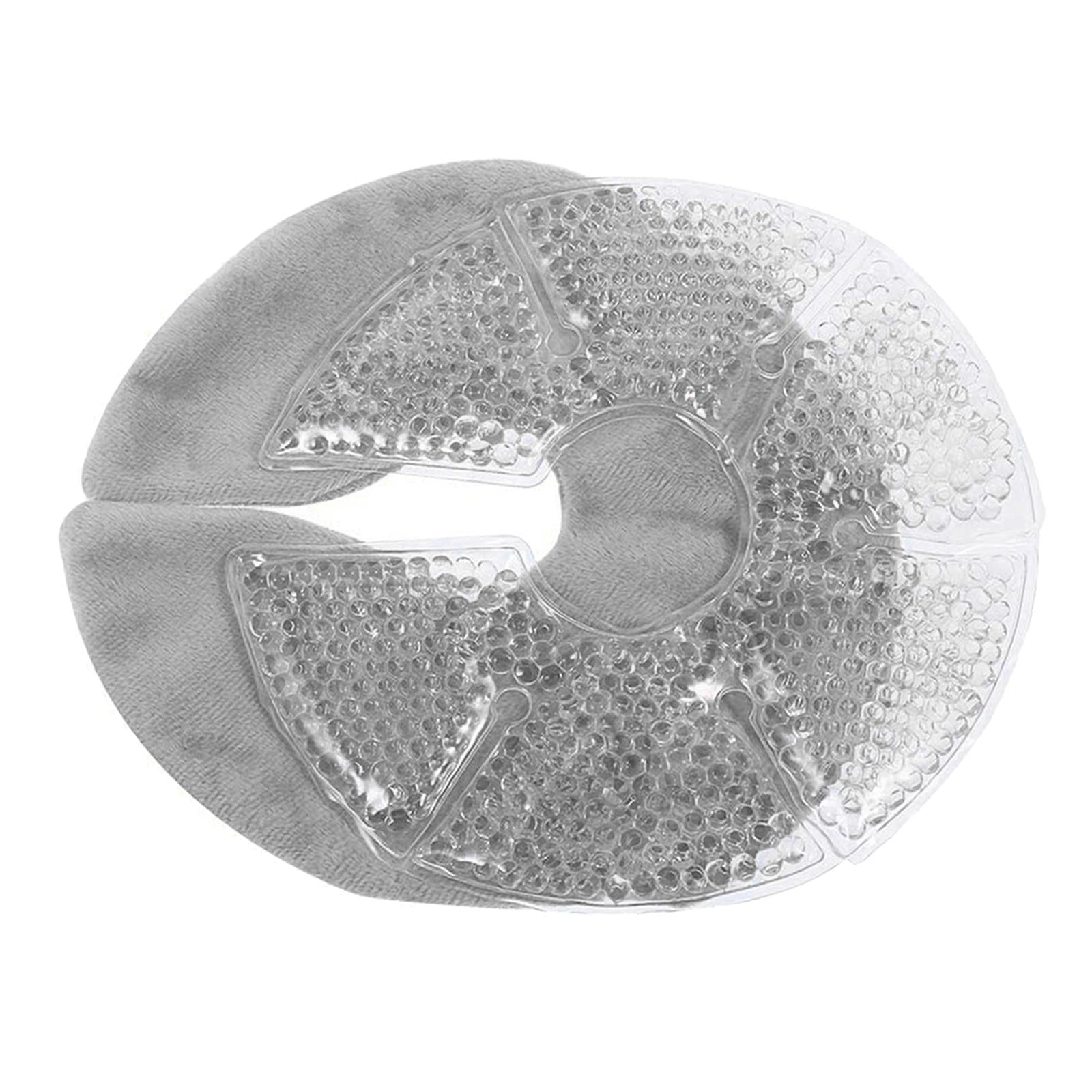 Breast Therapy Pack Bead Ice Pack Pads Hot or Cold Use Massager Grey