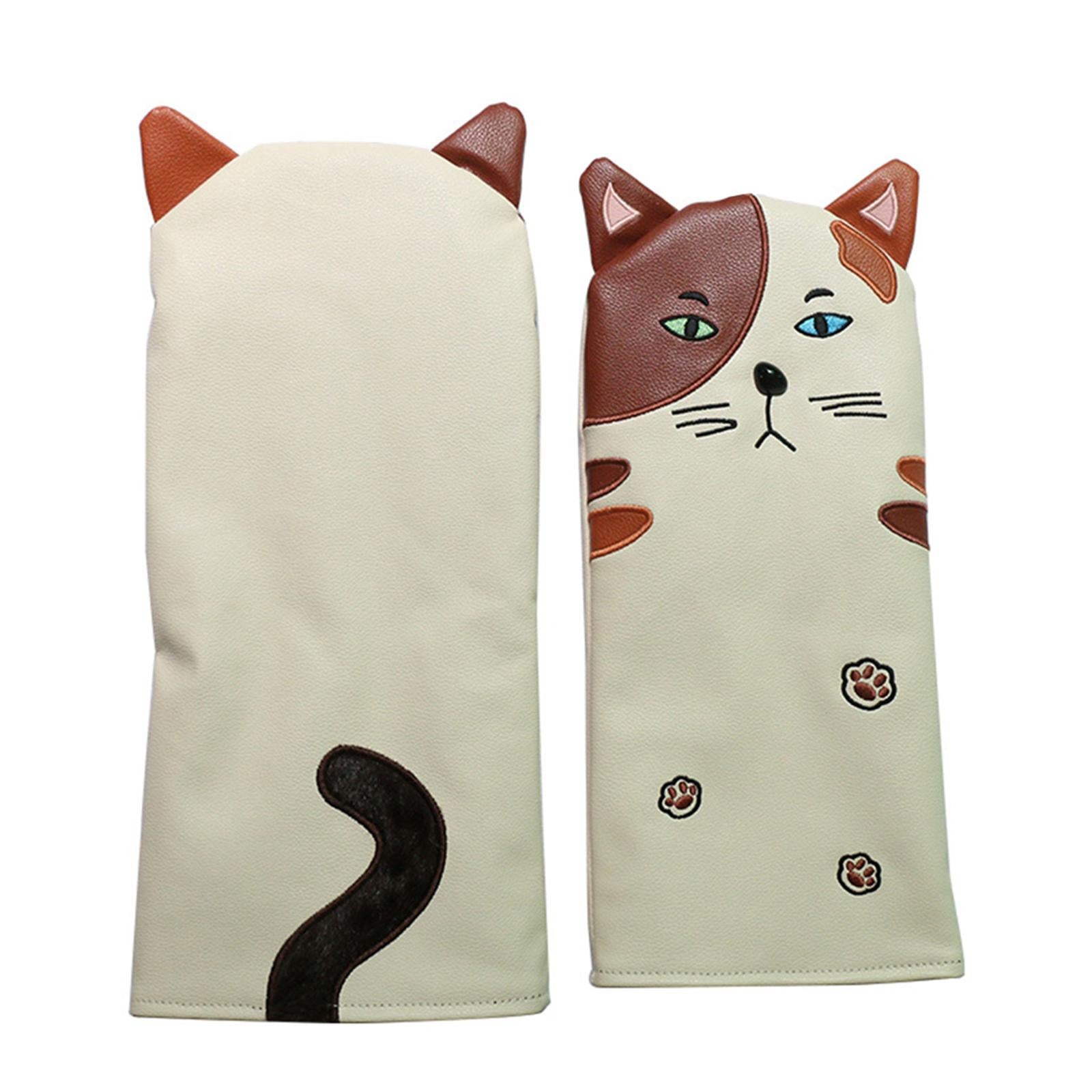 Premium PU Cat Golf Head Cover No. for Golf Club FW UT  34x15.5cm for DR