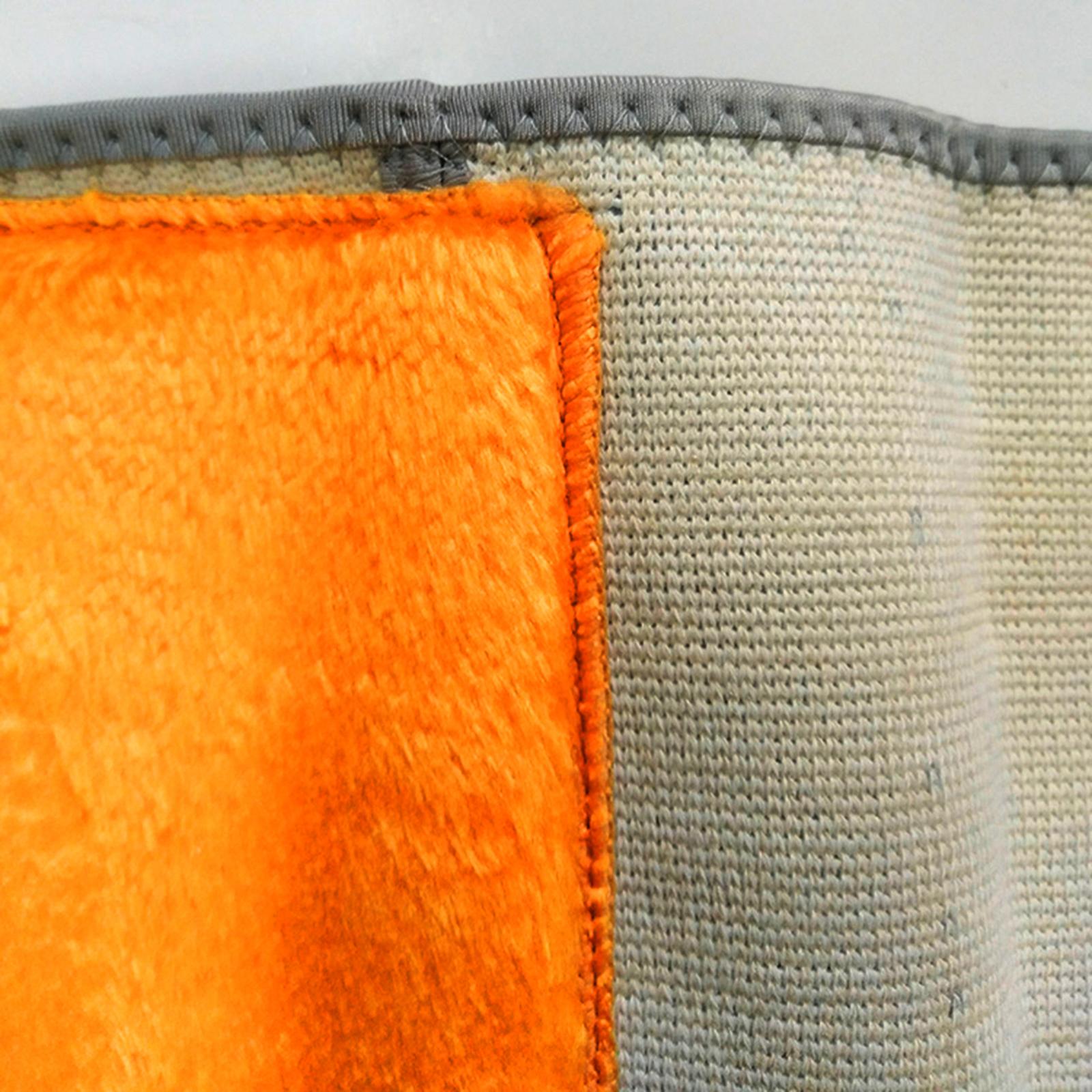 Thicken Plush Waist Lumbar Belt Cozy Abdominal Stomach Body Wrap M  100x20cm