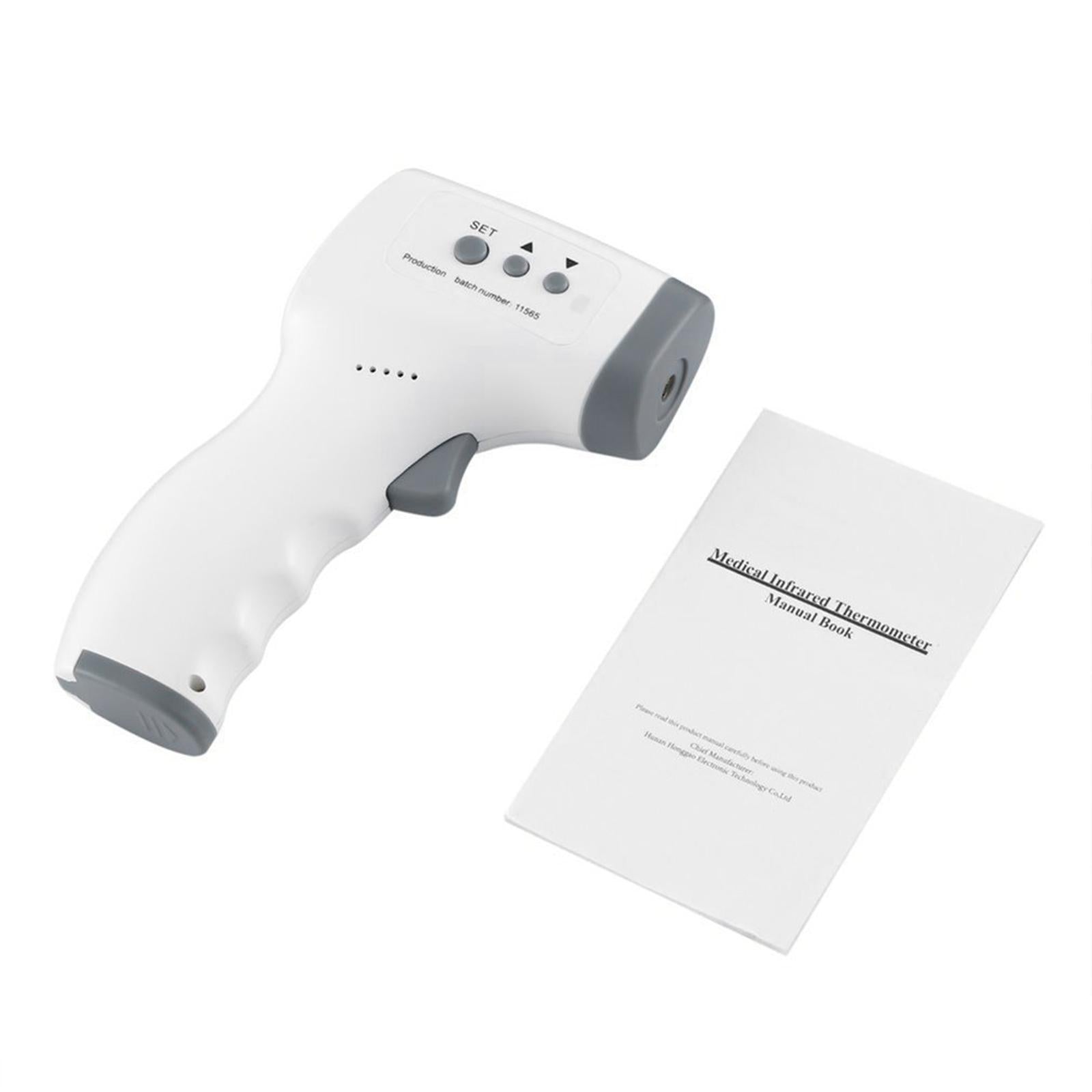 Digital Touchless Forehead Thermometer with Fever Alarm for Babies  gray