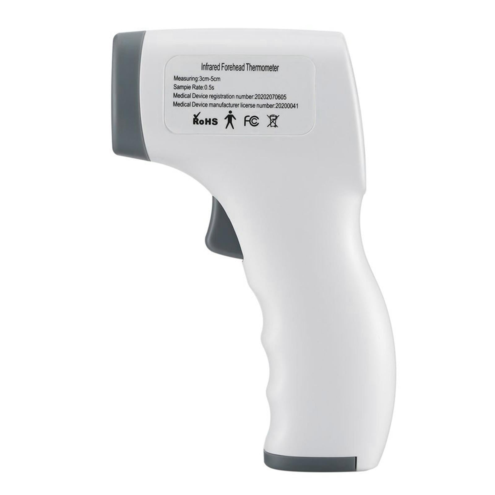 Digital Touchless Forehead Thermometer with Fever Alarm for Babies  gray