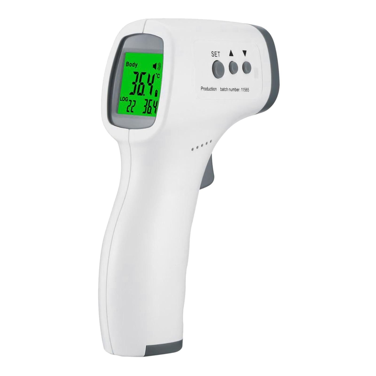Digital Touchless Forehead Thermometer with Fever Alarm for Babies  gray
