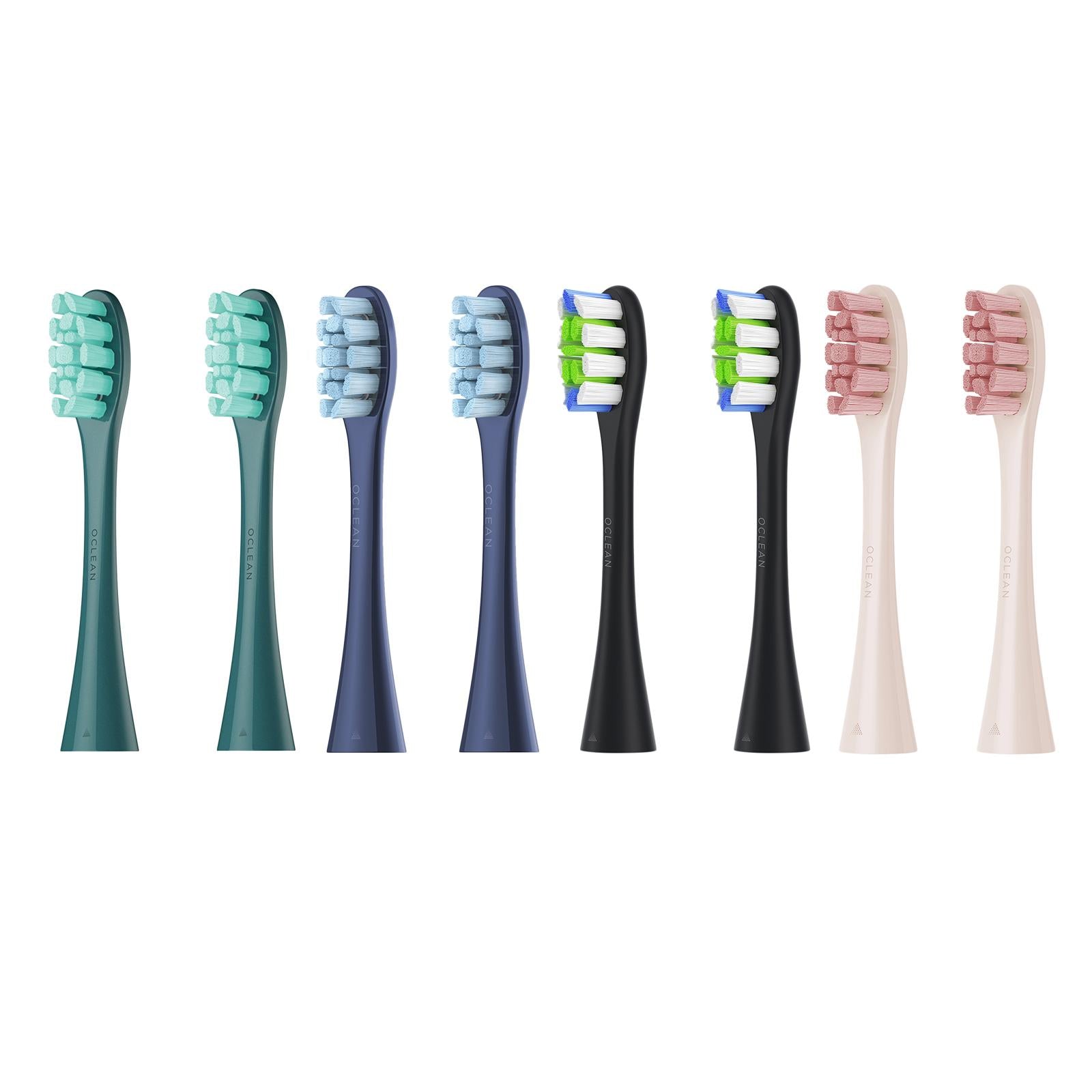 2pcs Oral Care Toothbrush Heads Replacement Fit For Oclean X Pro  Black