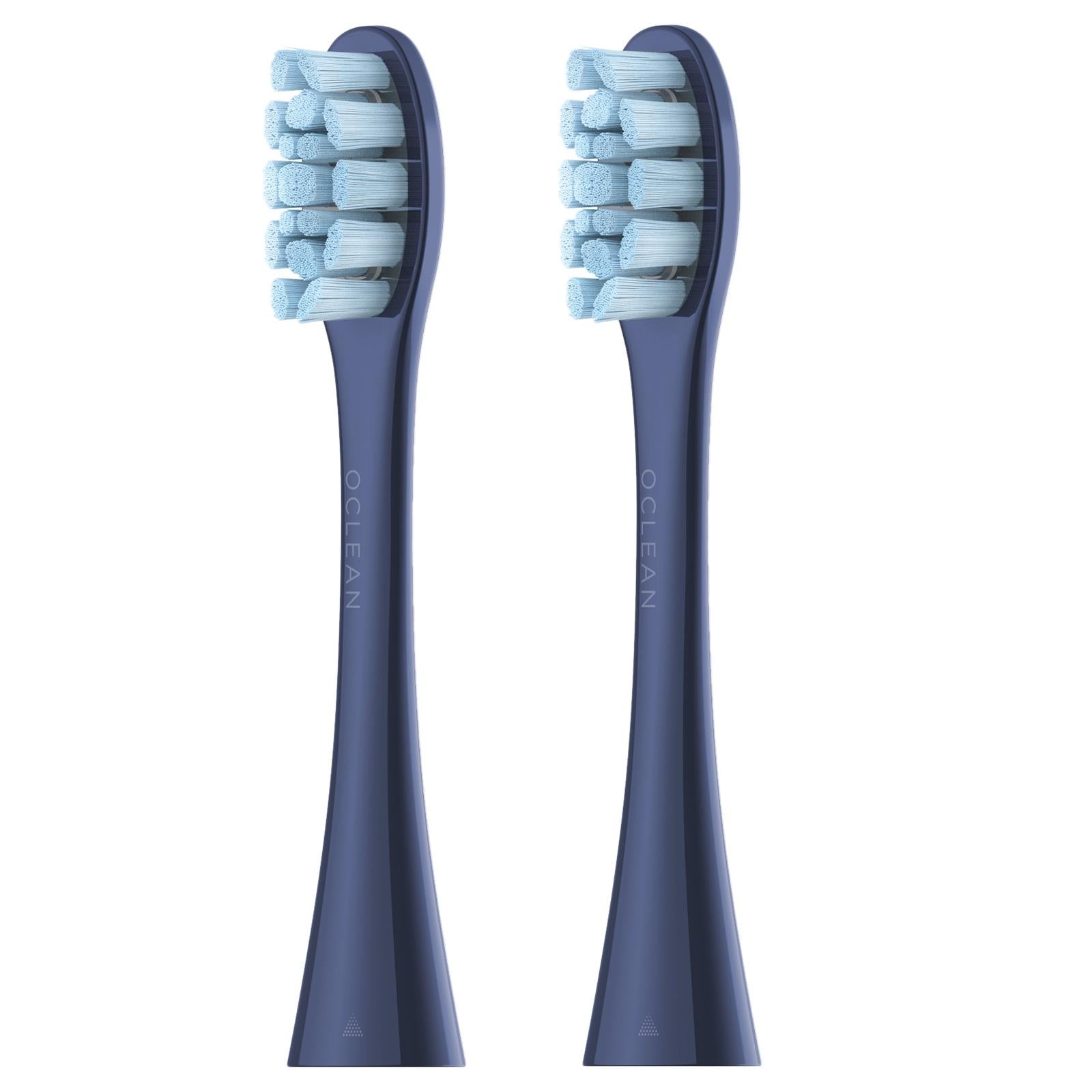 2pcs Oral Care Toothbrush Heads Replacement Fit For Oclean X Pro  Blue